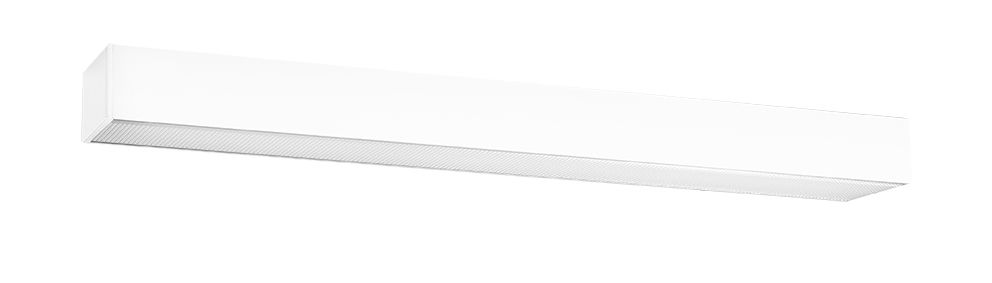 LED Deckenleuchte Weiß Metall 67 cm lang flach KARENA