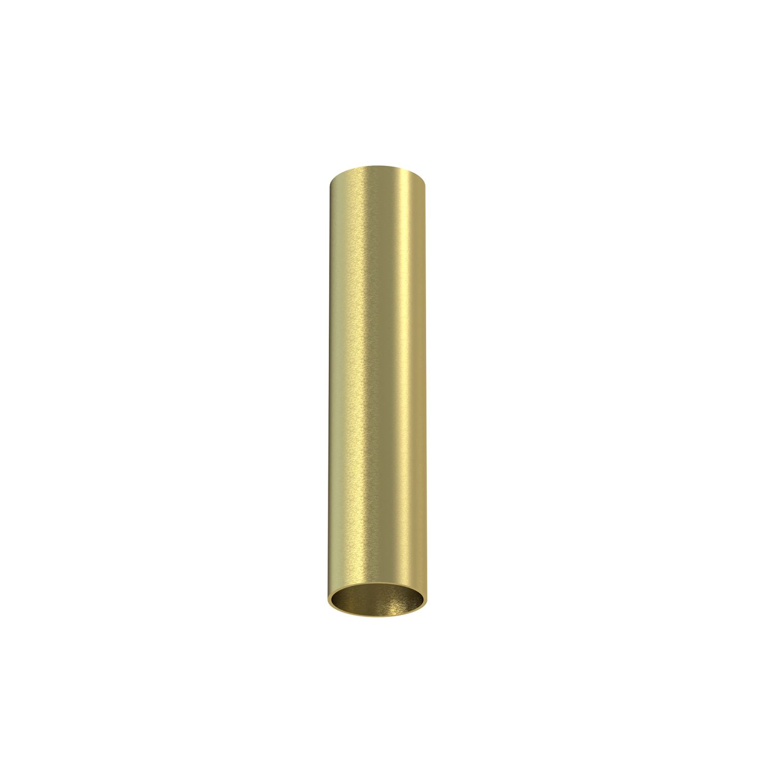 Deckenlampe GU10 R35 Ø 4 cm H: 18,5 cm Echt-Messing Metall