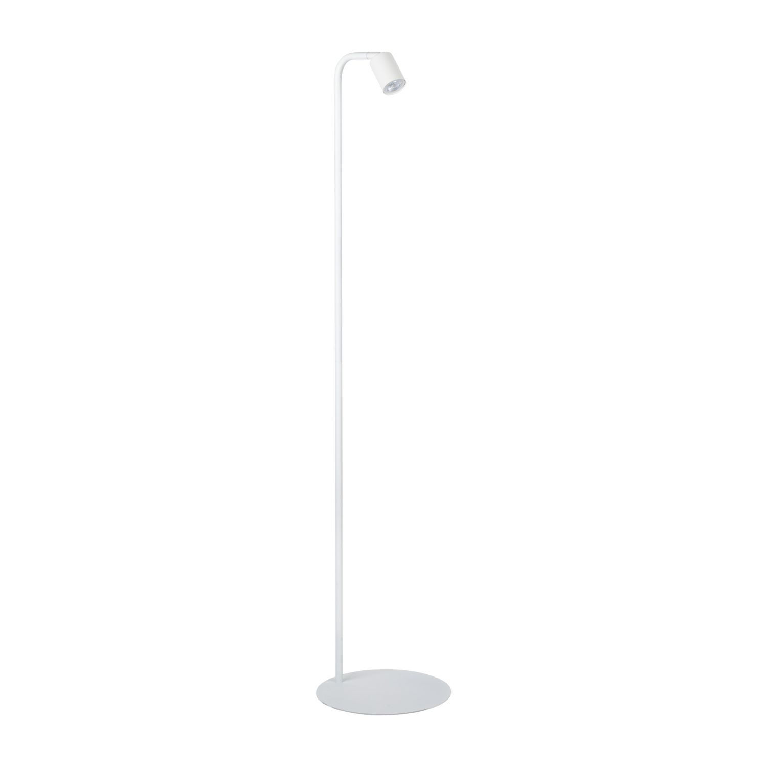 Stehlampe Weiß 140 cm klein Metall verstellbarer Schirm