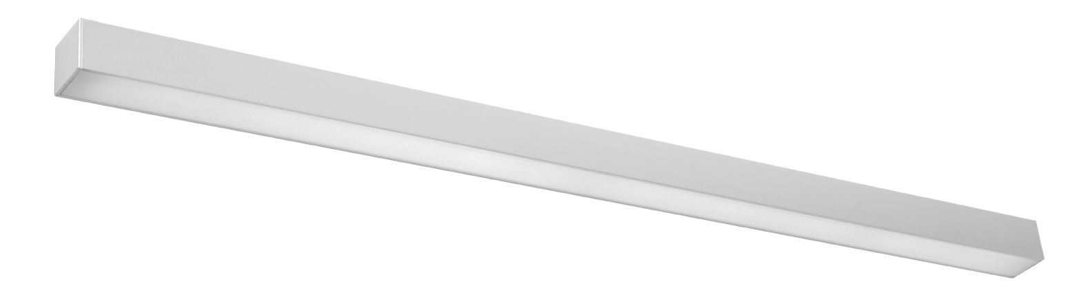 LED Wandlampe Metall Grau 118 cm lang 4000 K Downlight