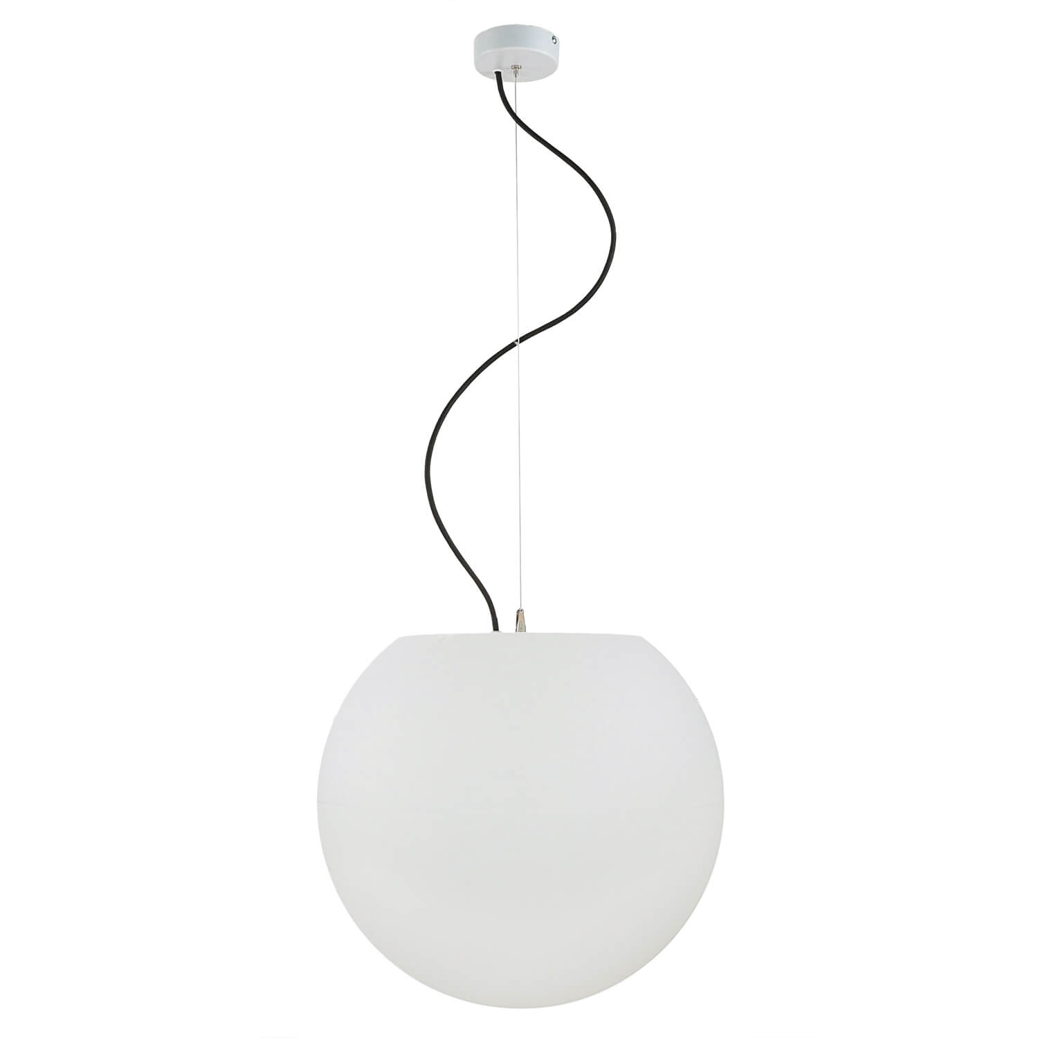 Suspension d'extérieur Blanc rond Ø45cm