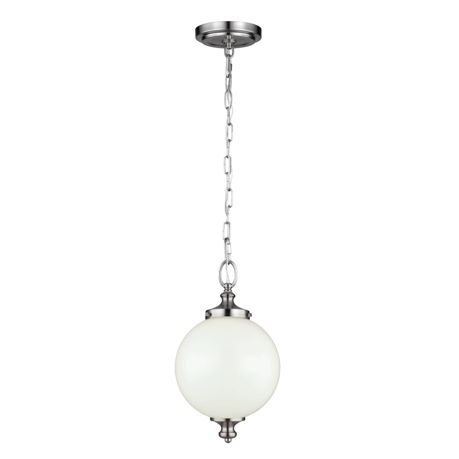 Deckenleuchte LORIN Ø22cm Silber Weiß Design Lampe