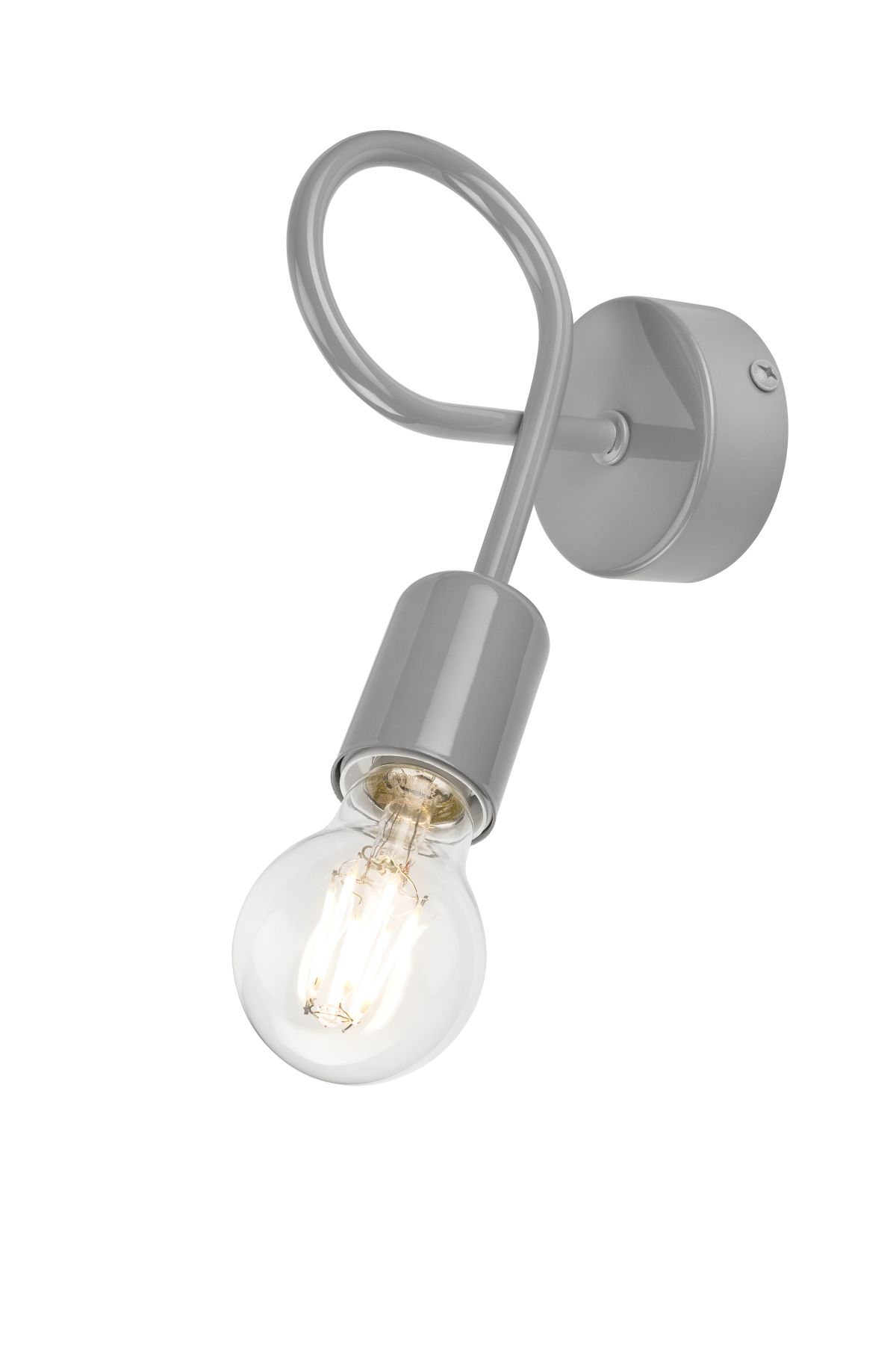 Moderne Wandlampe Grau Metall MADALYNN Lampe