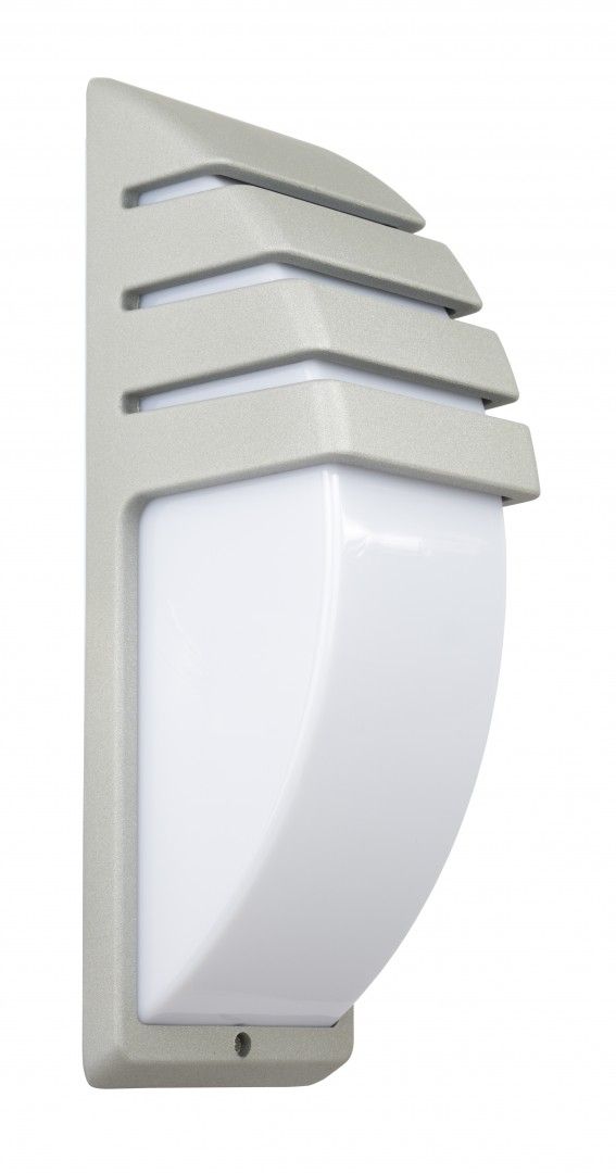 Blendarme Außenlampe in Silber IP54 wetterfest E27