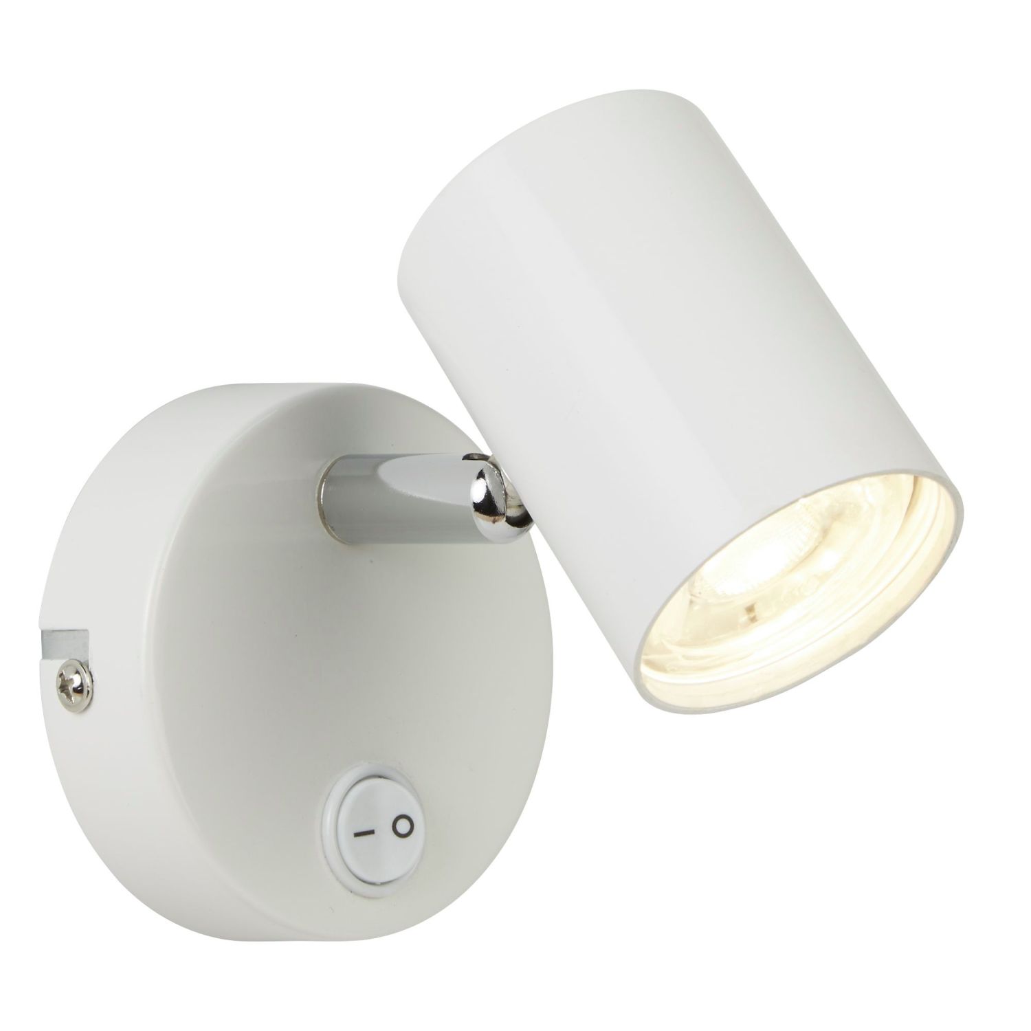 Wandlampe LED Weiß 3000 K 350 lm Metall verstellbar