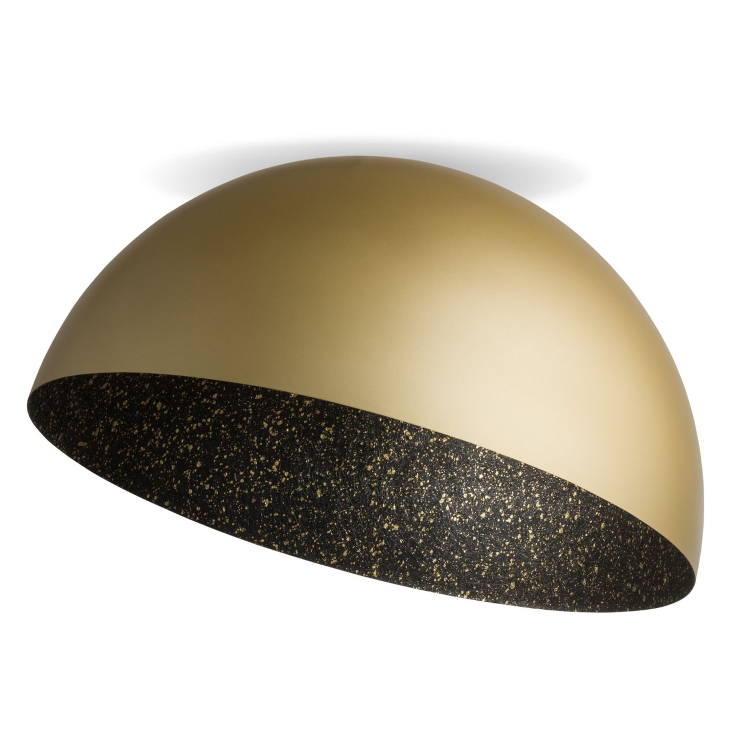 Große Deckenlampe Schwarz Gold elegant Ø90 cm E27 Loft