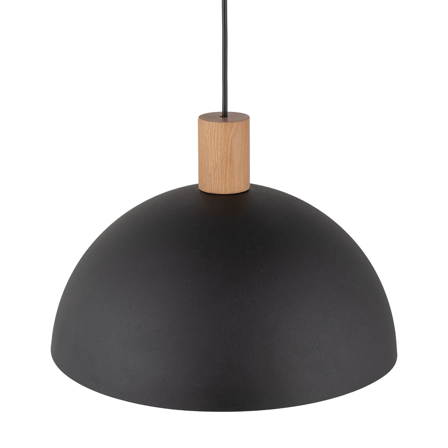 Suspension métal bois Ø 35 cm E27 Scandinave