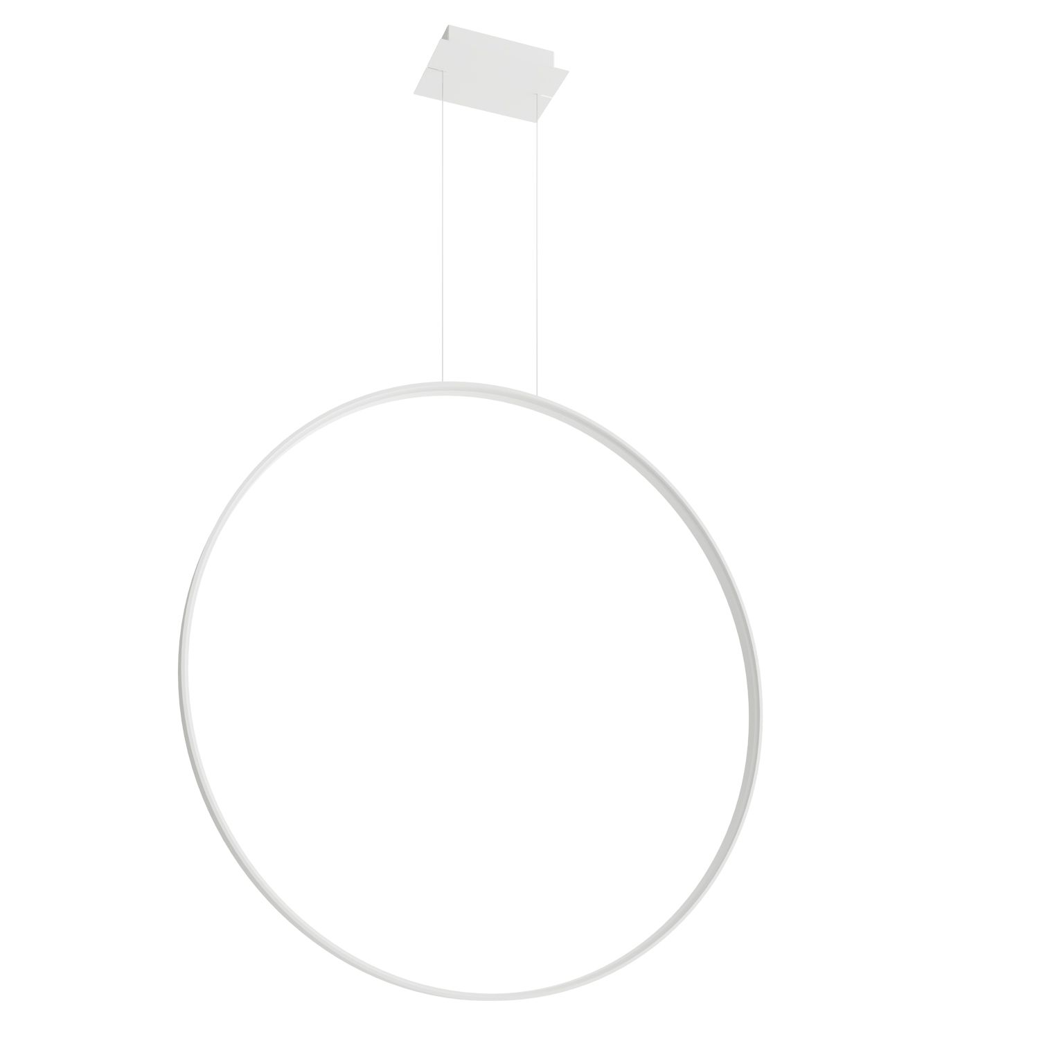 Suspension LED Blanc Ø 110 cm grand 4000 K Ring Moderne