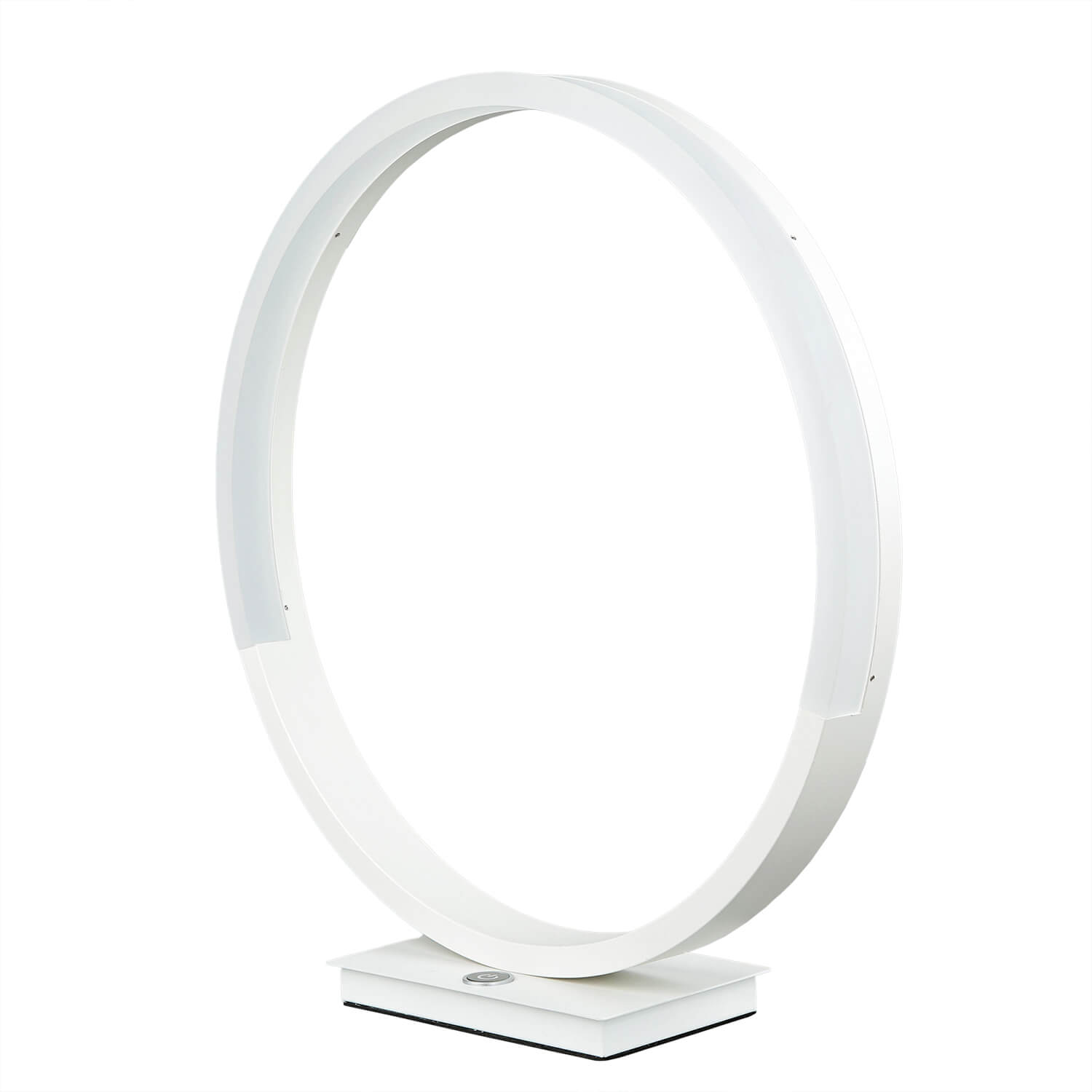 LED Tischleuchte Touch Dimmer Ring Weiß Schminklicht