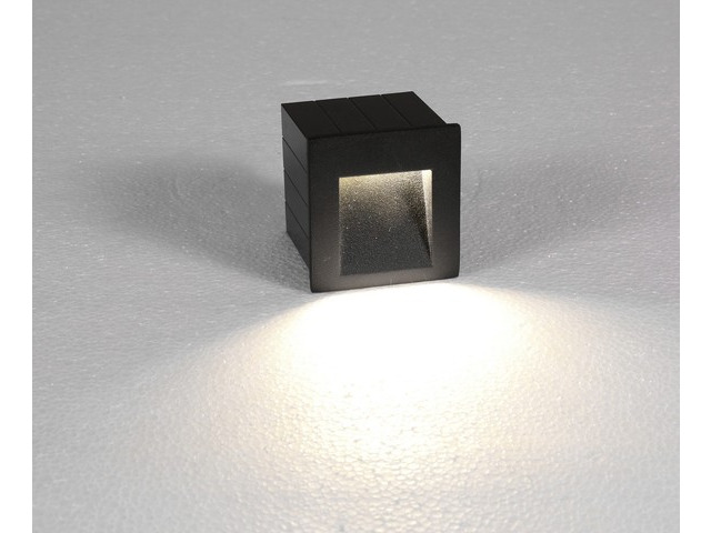 Moderne LED Wandaußenleuchte in graphit
