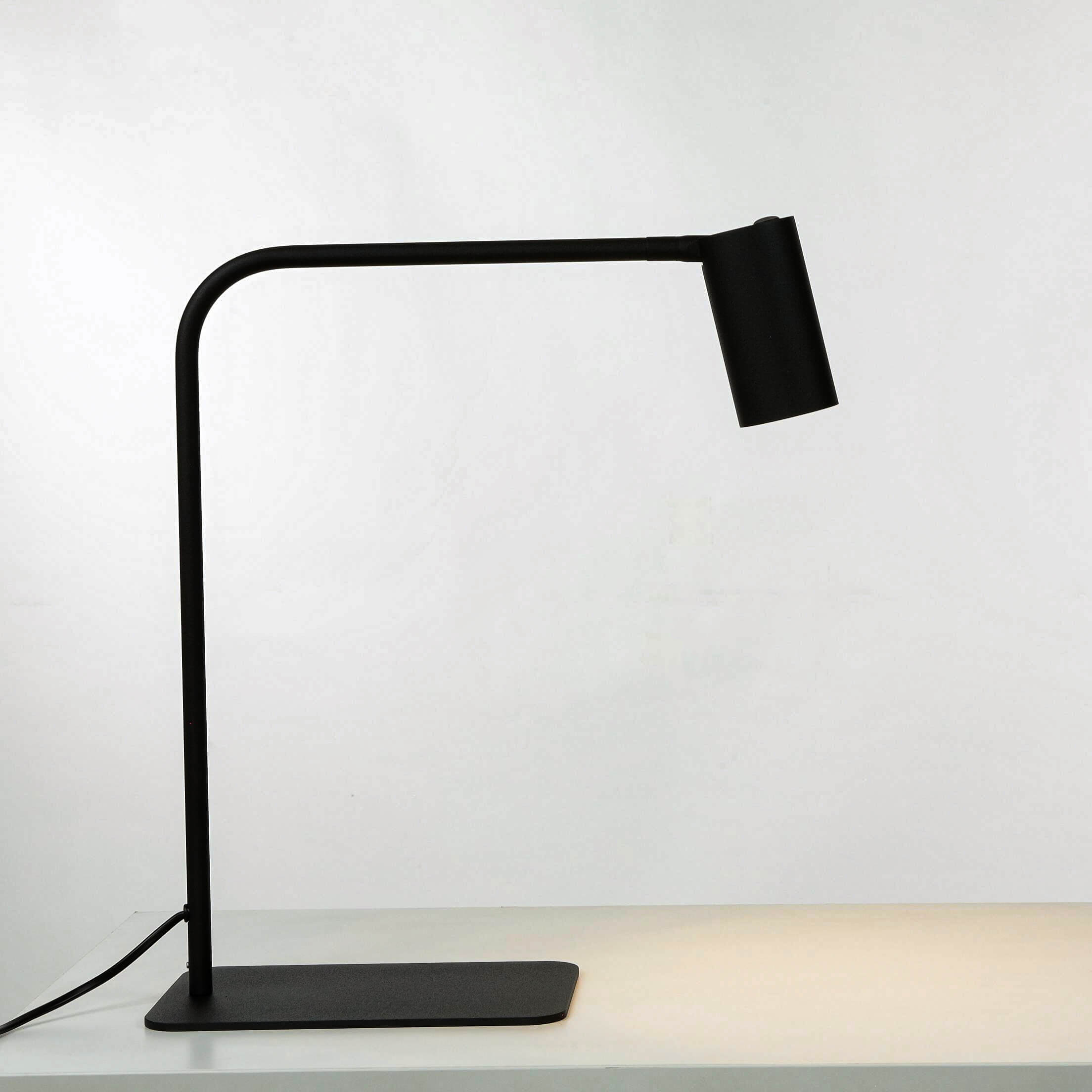 Lampe de table ajustable Noir Métal 40cm GU10