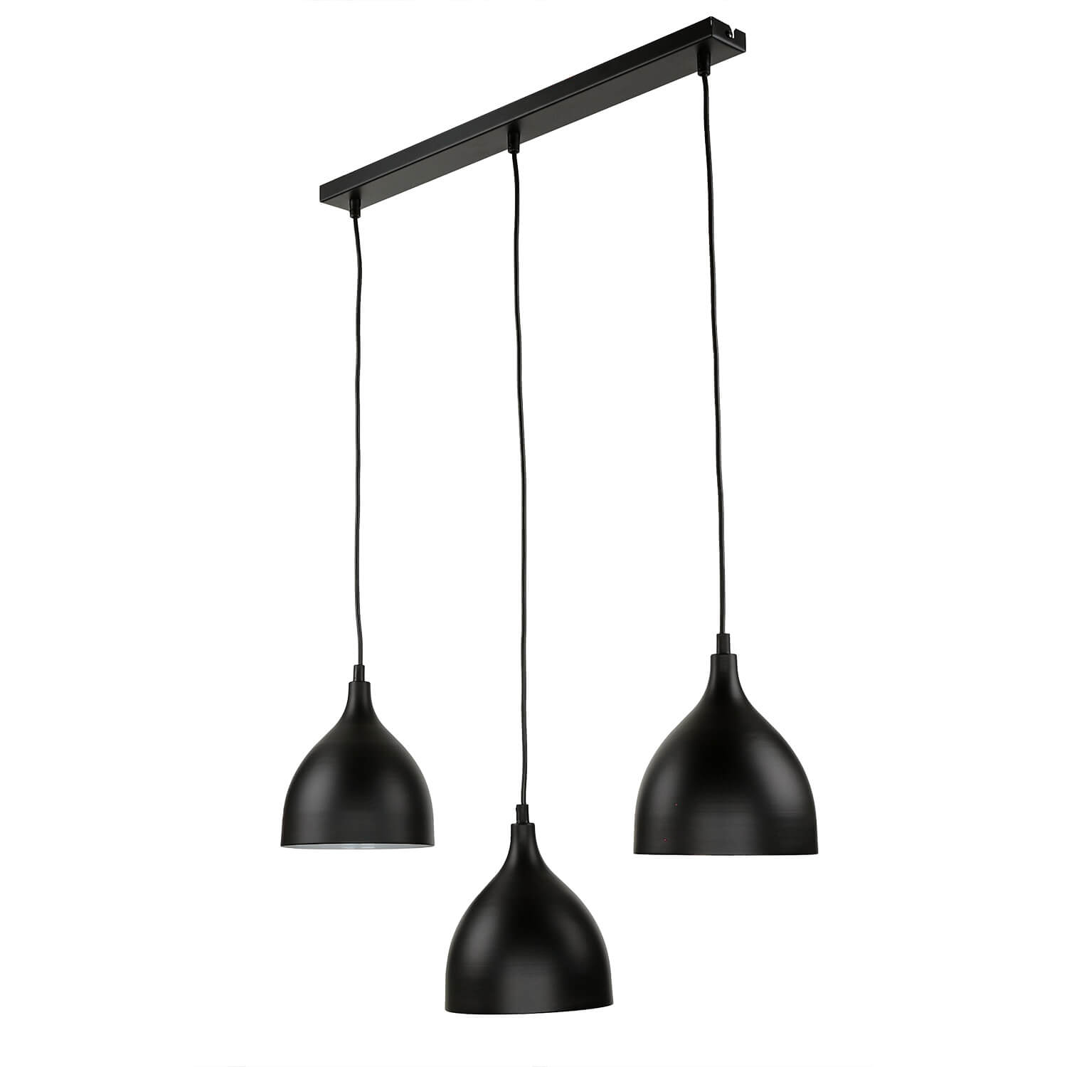 Lampe à suspendre NOAK en noir 3-flmg