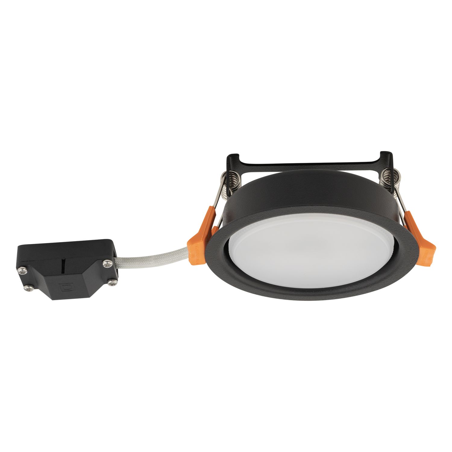 Luminaire encastré noir GX53 rond Ø 95 mm Plafond intérieur