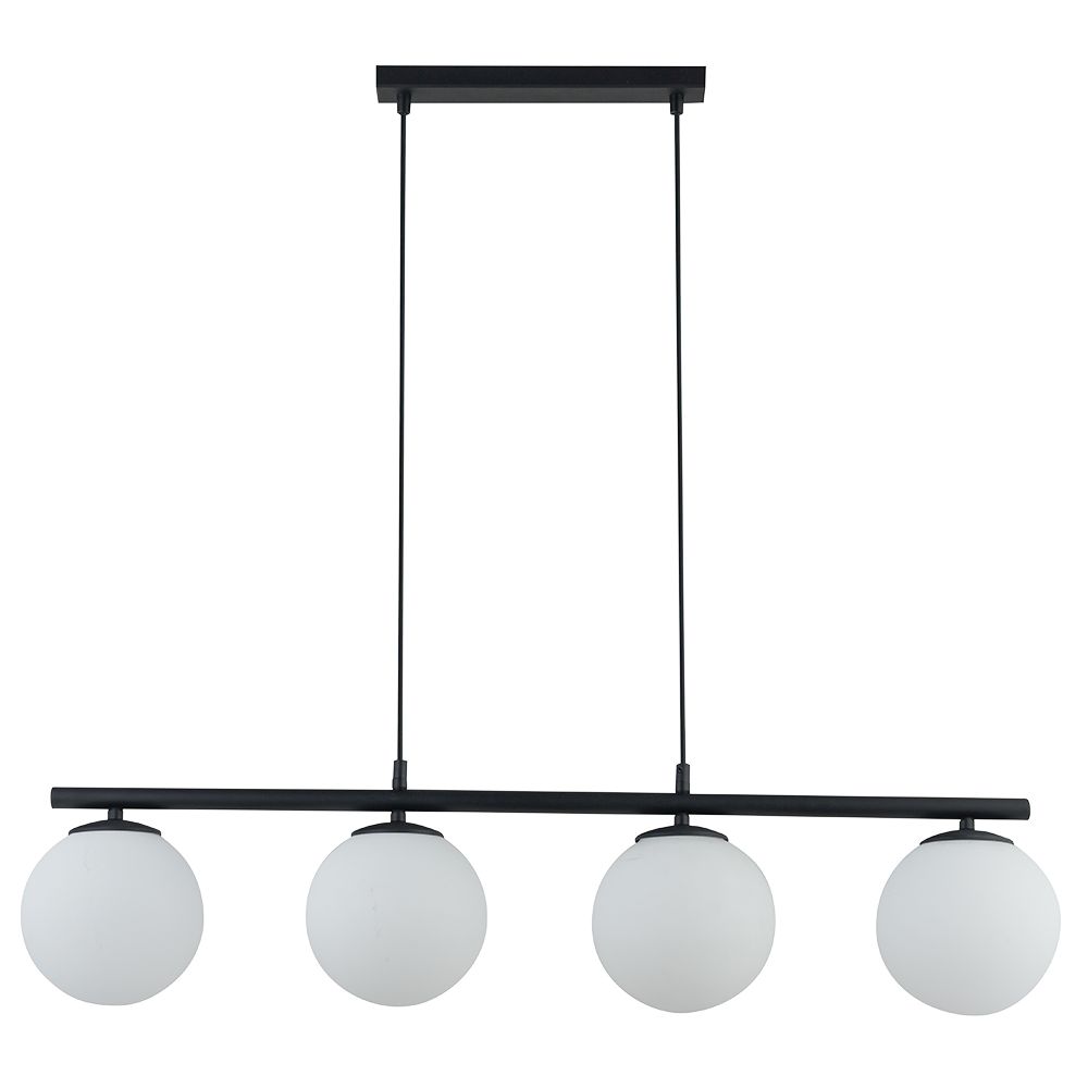 Suspension réglable L : 90 cm allongée verre métal