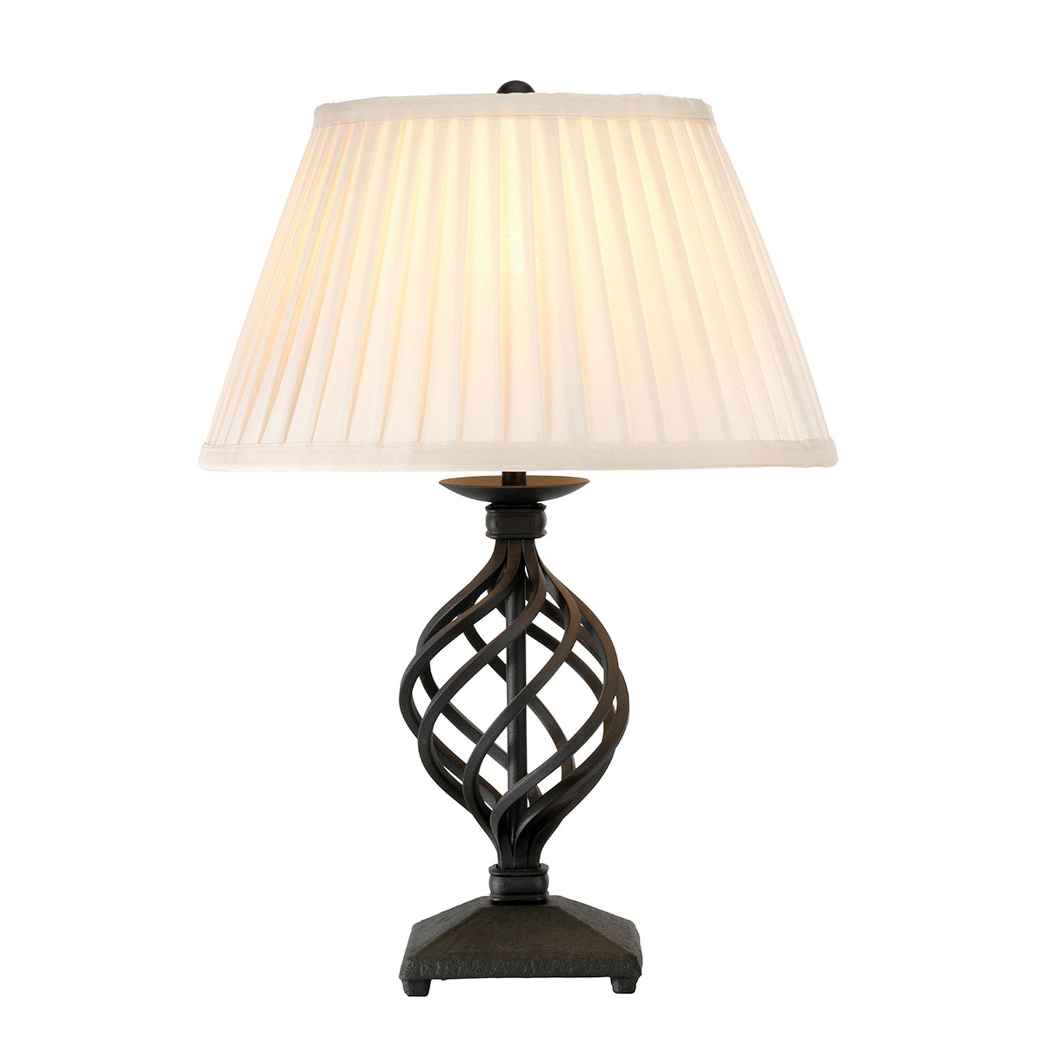 Nachttischlampe CAMELOT 29cm Rustikal elegant