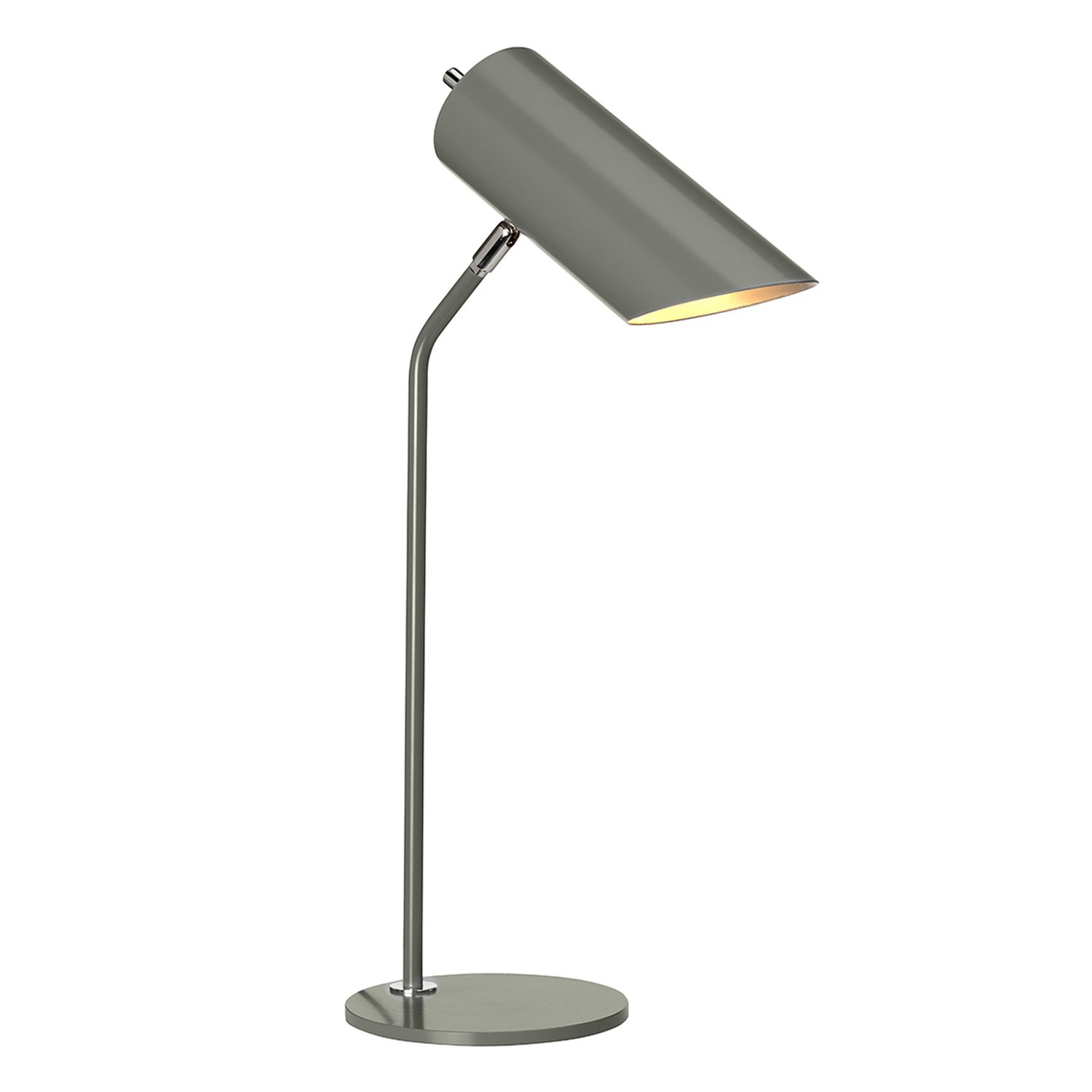 Schreibtischlampe LEYRE Grau H:58cm Design Lampe