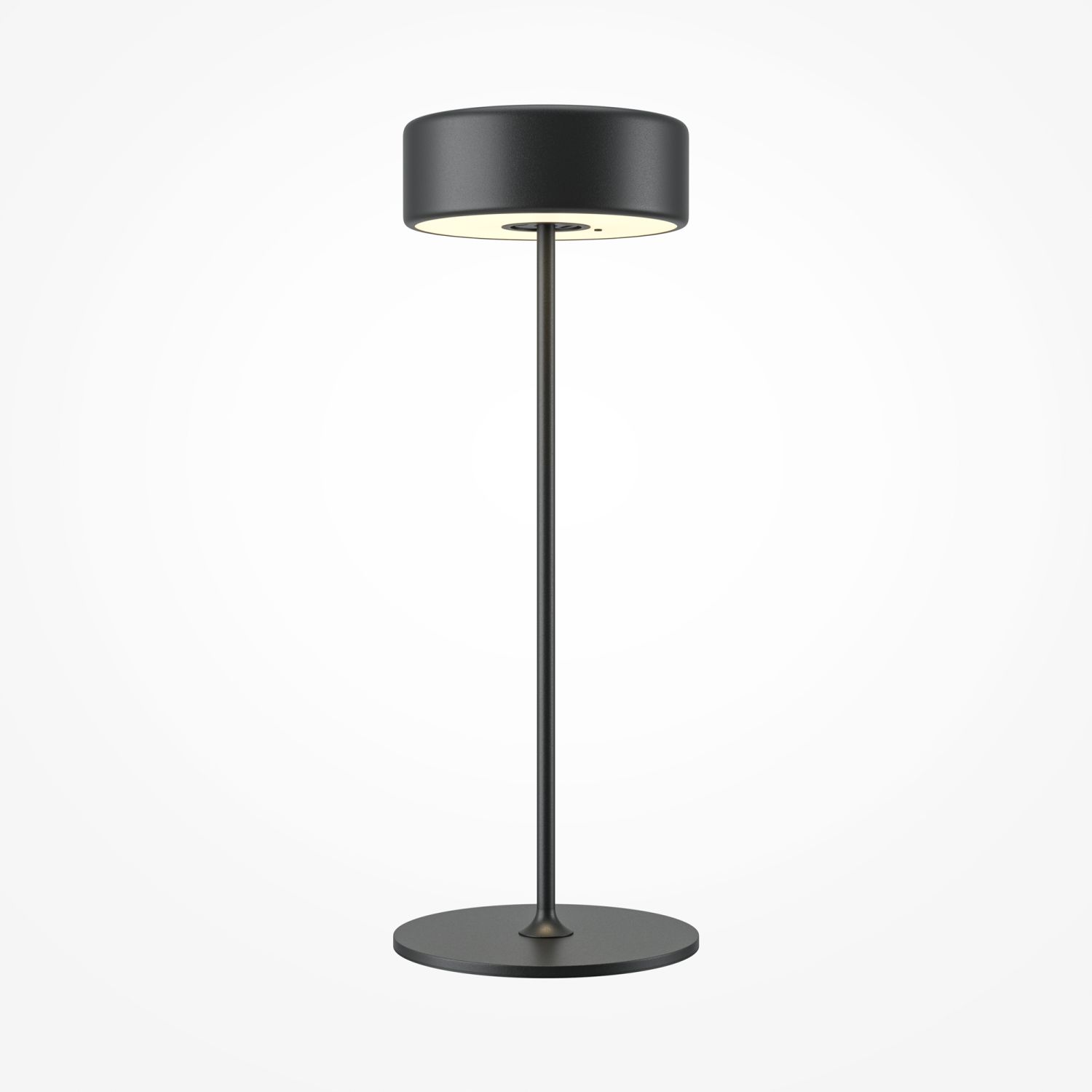 Lampe de table aluminium LED Dimmer Touch ronde D : 12 cm