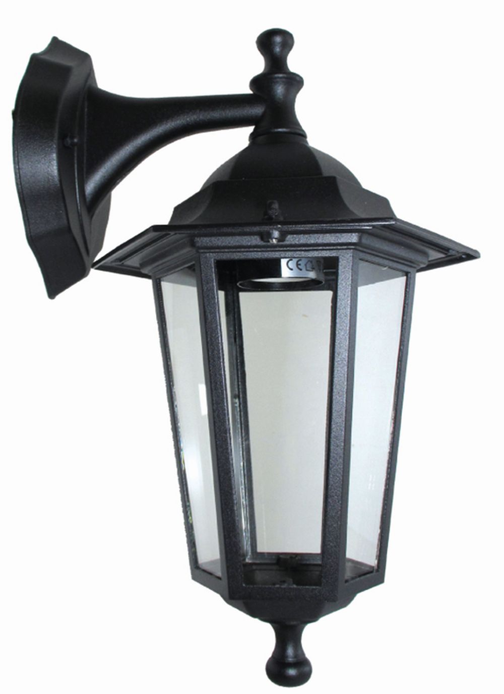 Außenwandlampe Schwarz Rustikal Aluminium IP44 E27