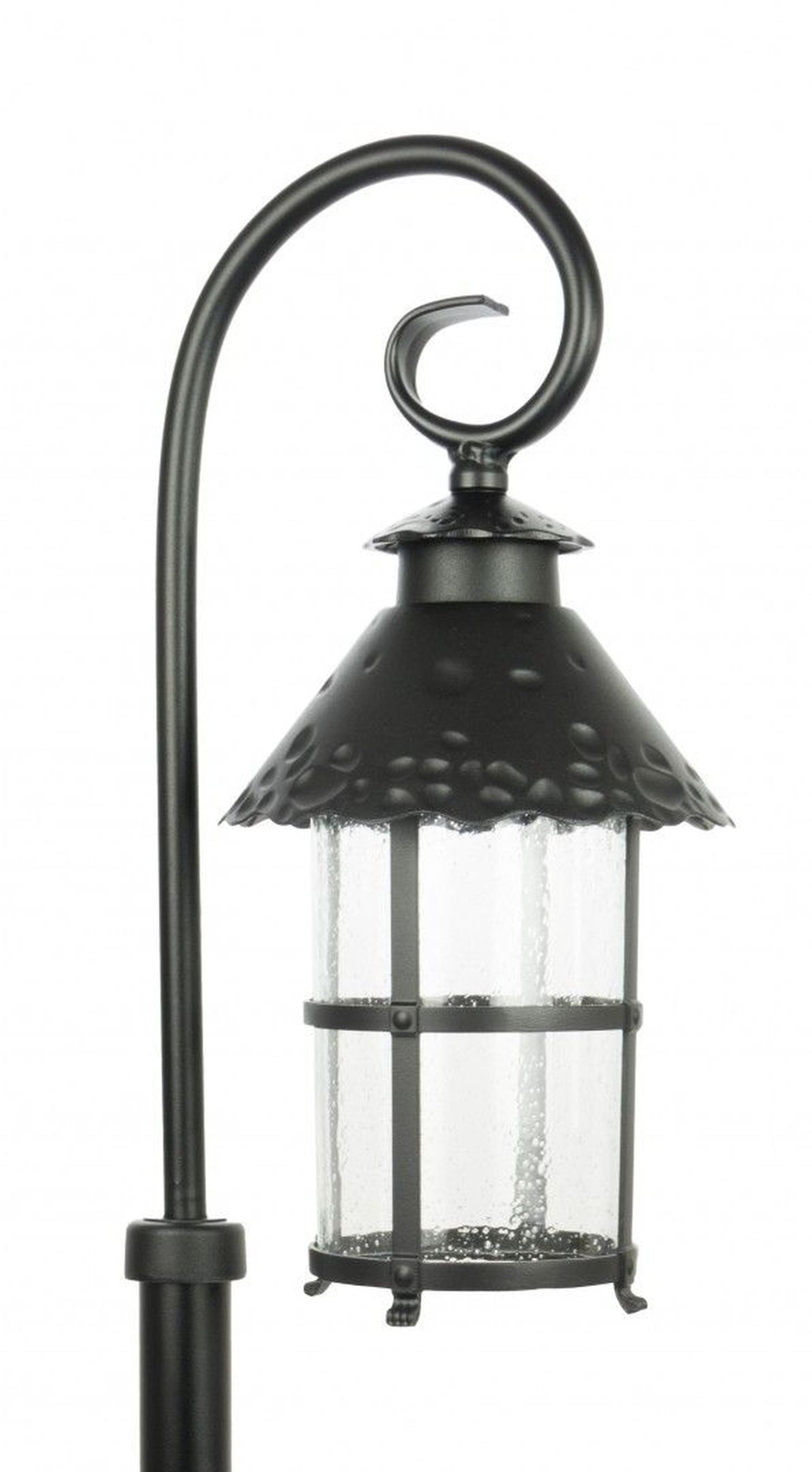 Lampe d'extérieur rustique noire 116cm résistante à la pluie E27