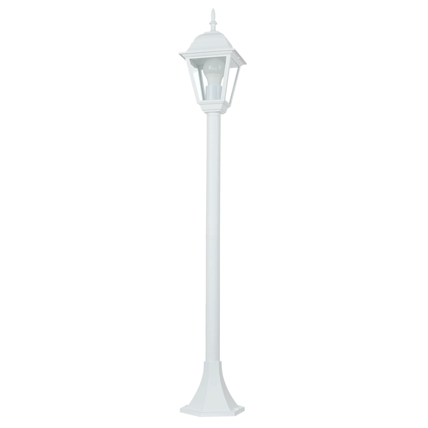 Lampe de chemin rustique Tirol en blanc