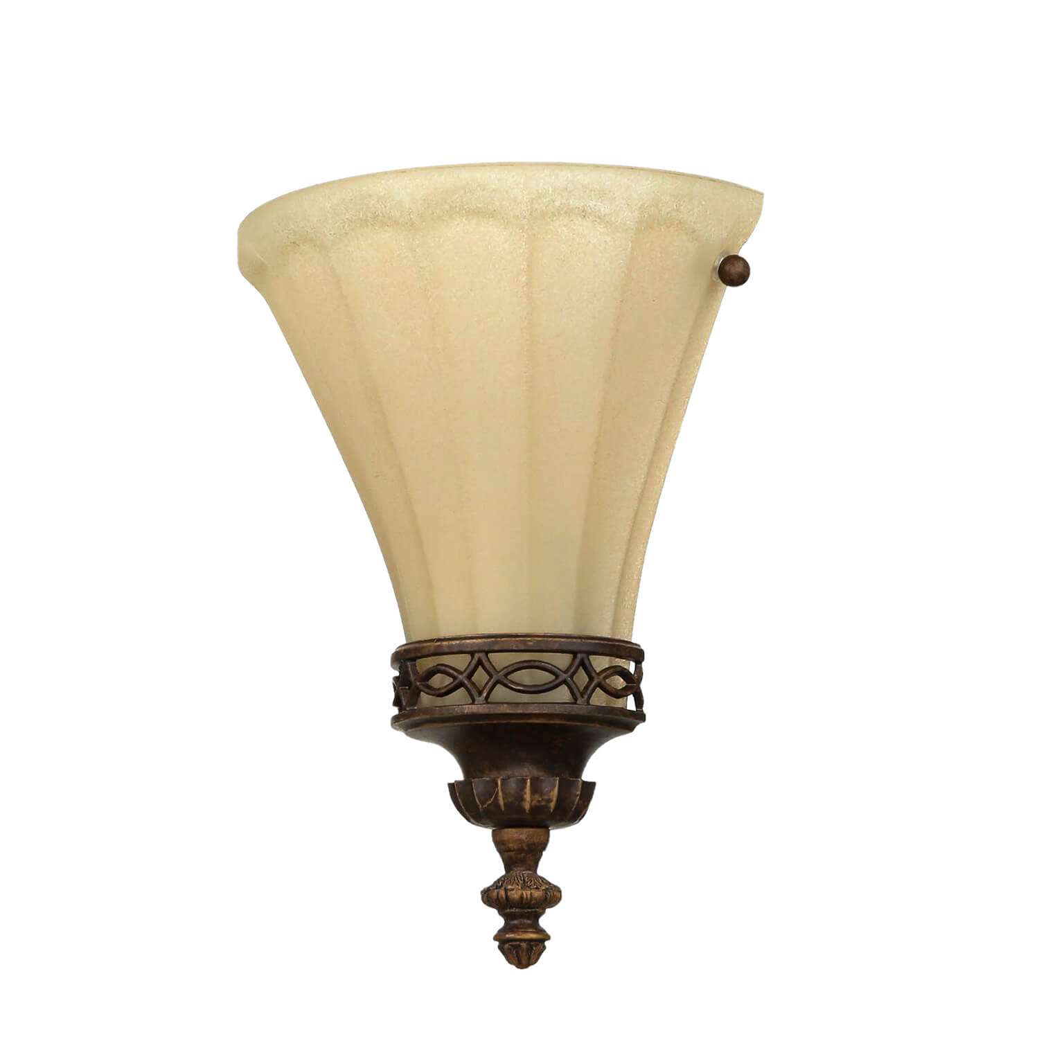 Wandlampe ANABELL 1 Braun Landhaus Lampe Blendarm
