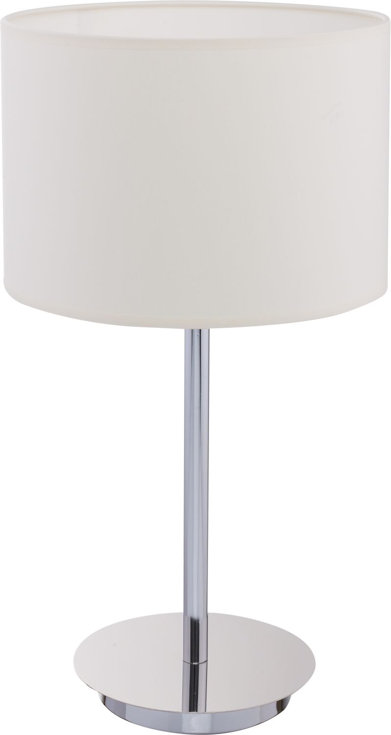 Tischlampe Chrom 43cm HOTEL Wohnzimmer Lampe