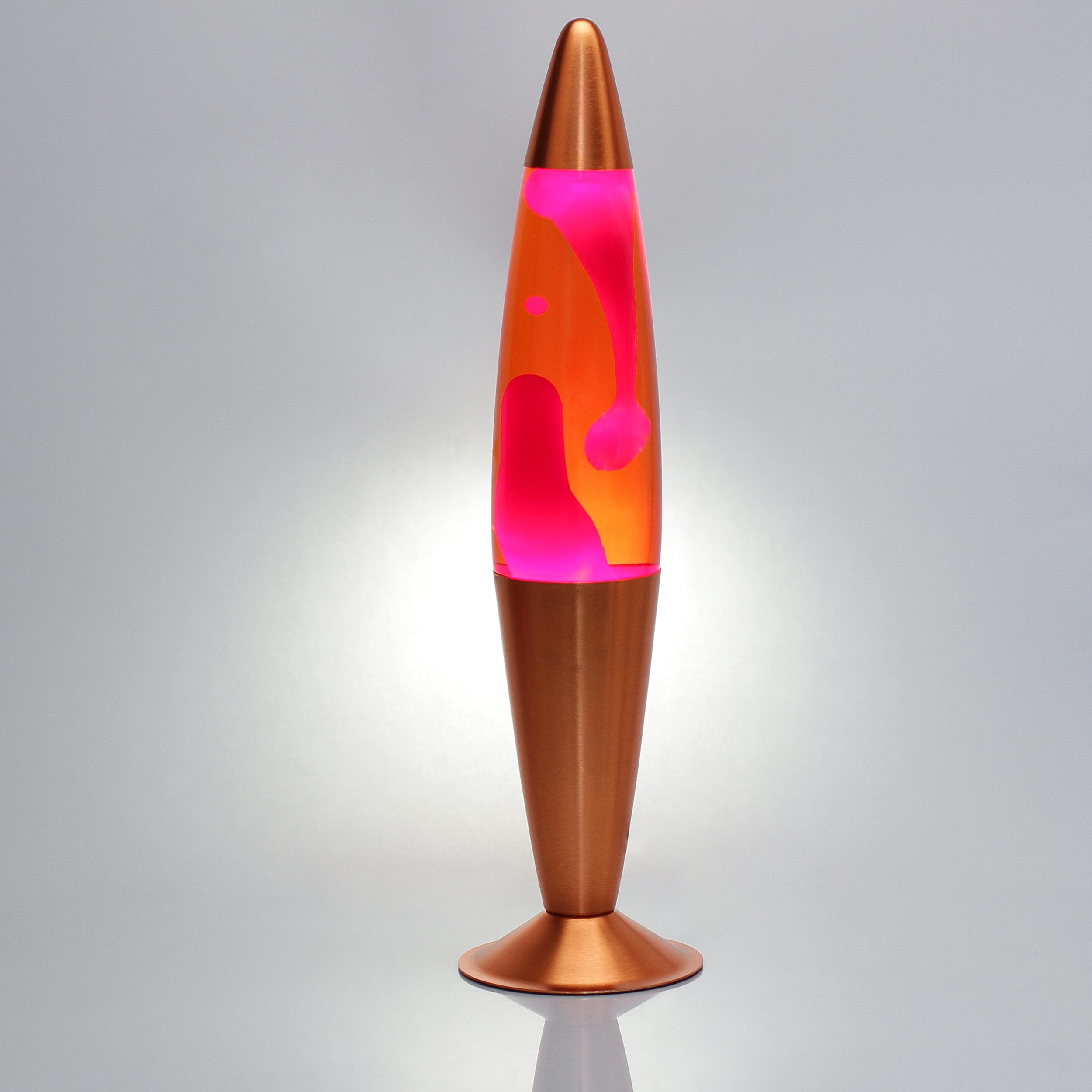 Auffallende Lavalampe TIMMY Orange Pink H:36cm