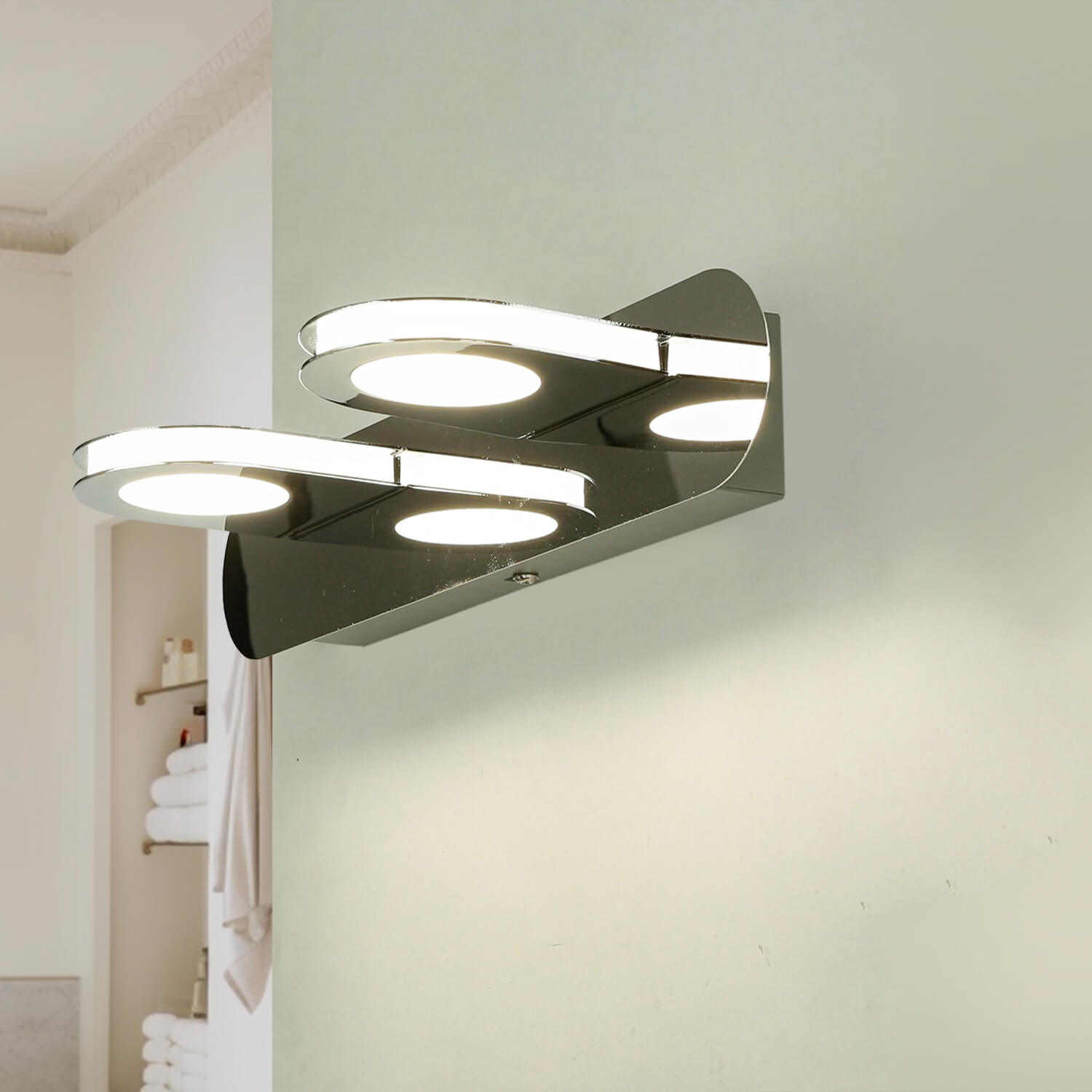 LED Badezimmerleuchte Wand Spiegel 4000 K neutralweiß