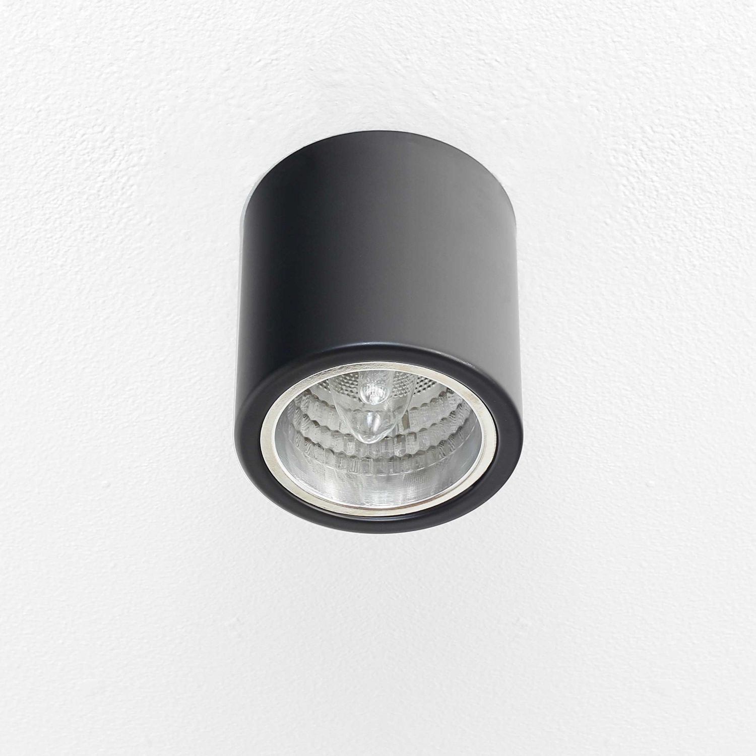 Runde Deckenleuchte DOWNLIGHT ROUND in Schwarz