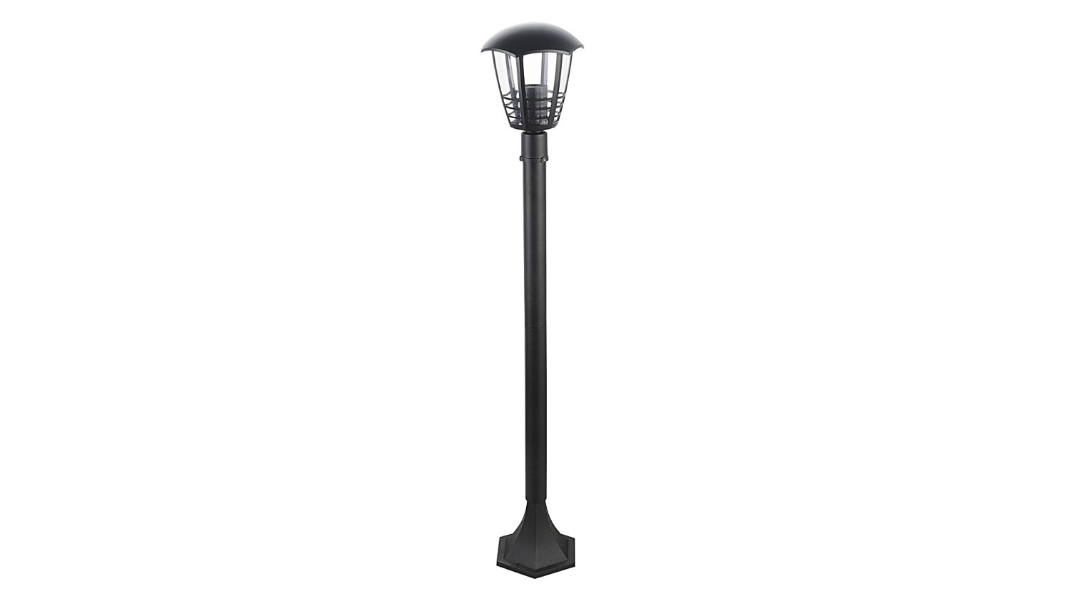 Große Stehlampe Außen Metall H:100cm IP44 Garten