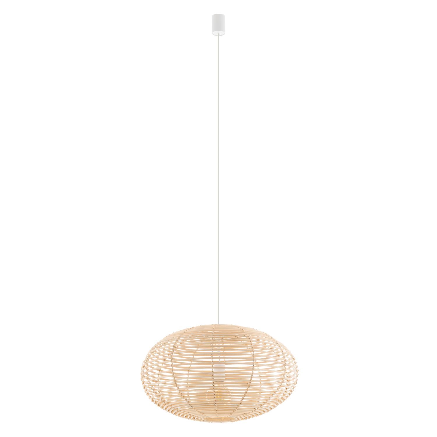 Suspension décorative en rotin E27 Ø60 cm