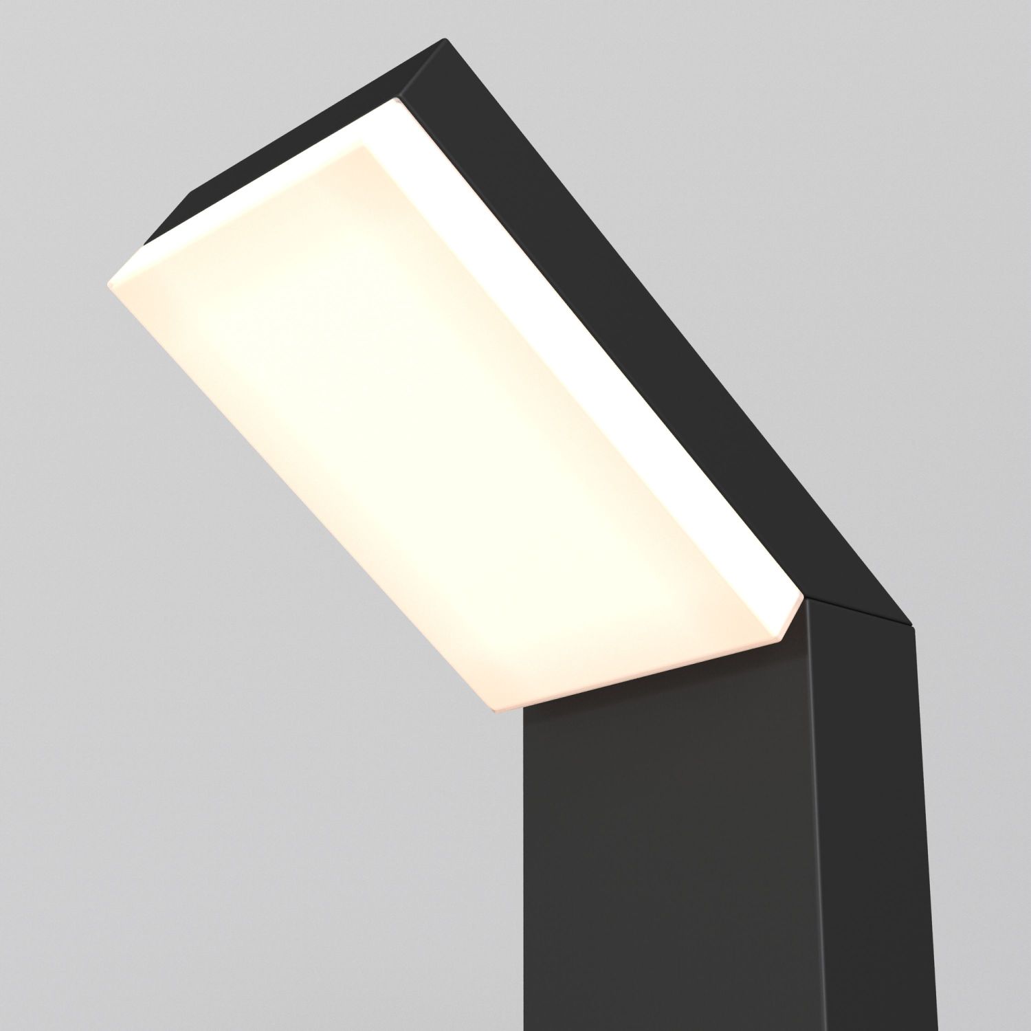 Lampadaire LED extérieur aluminium IP54 80 cm noir 660 lm