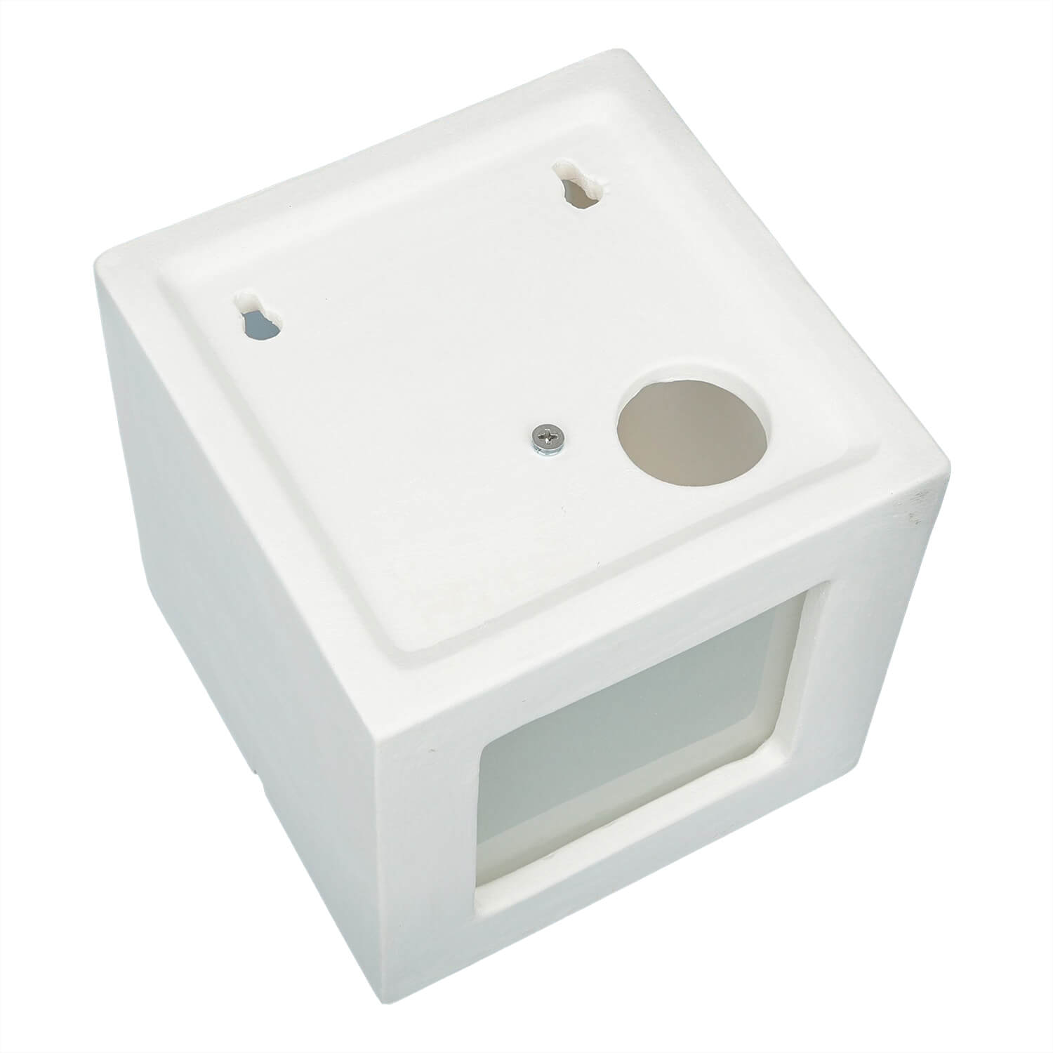 Applique murale blanc cube