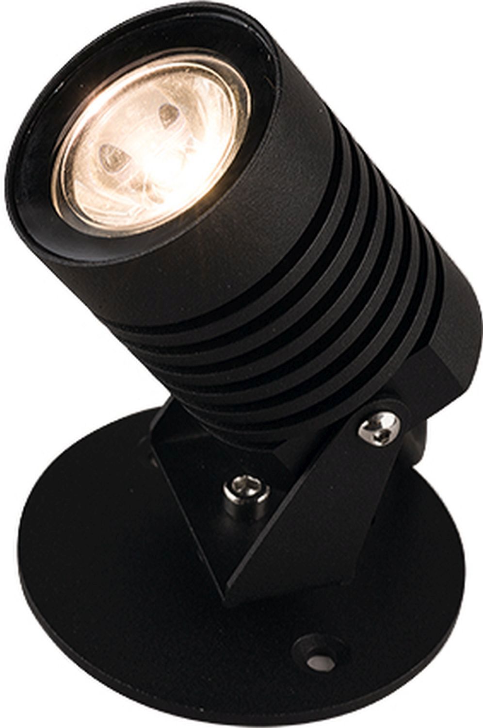 LED Strahler LIONEL Schwarz Alu IP54 Außenleuchte