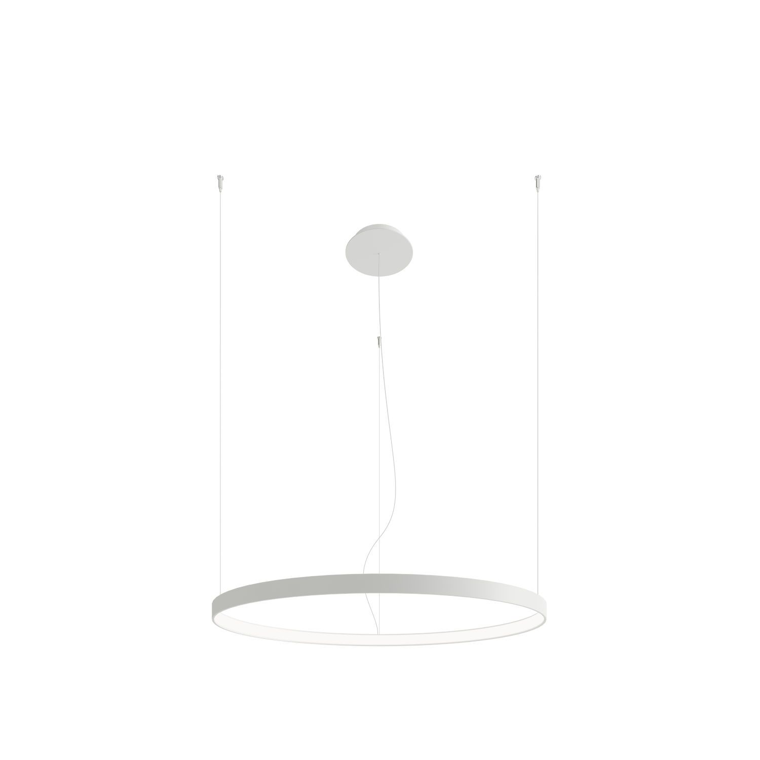 Lustre LED Design moderne Ø 78 cm 4000 K Anneau Métal