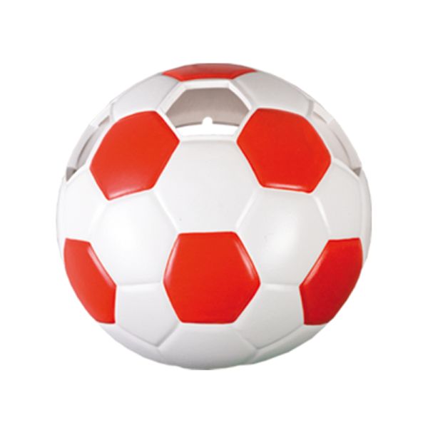 Fussball Wandleuchte fürs Kinderzimmer rot/weiß