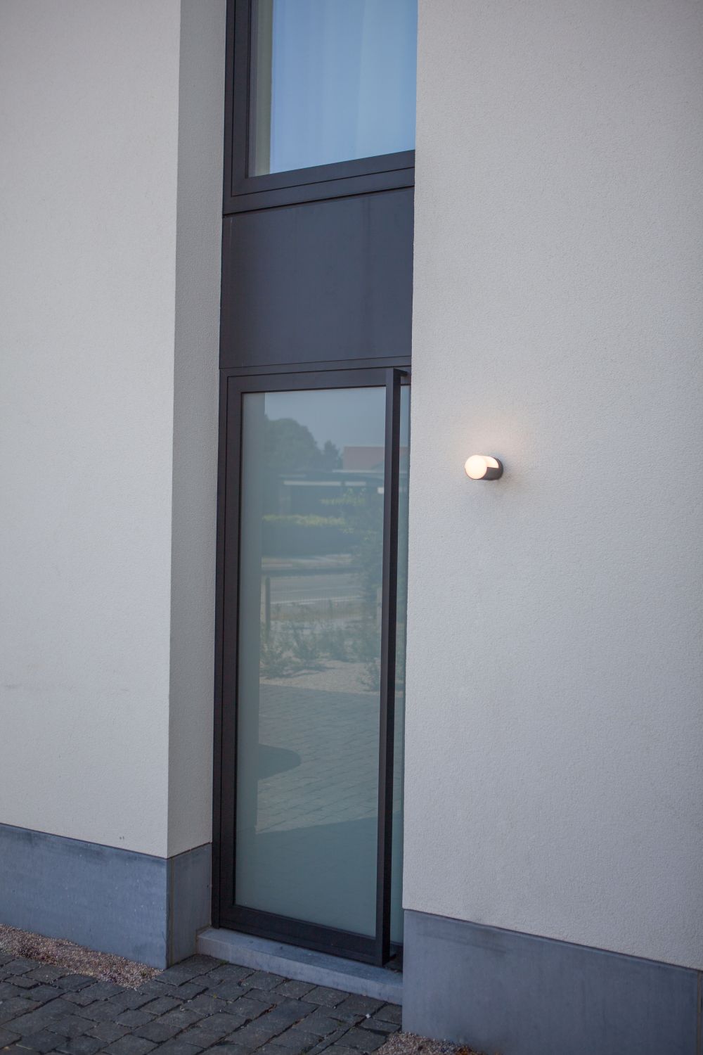 Drehbare Außenlampe LED Anthrazit blendarm Eingang Haus