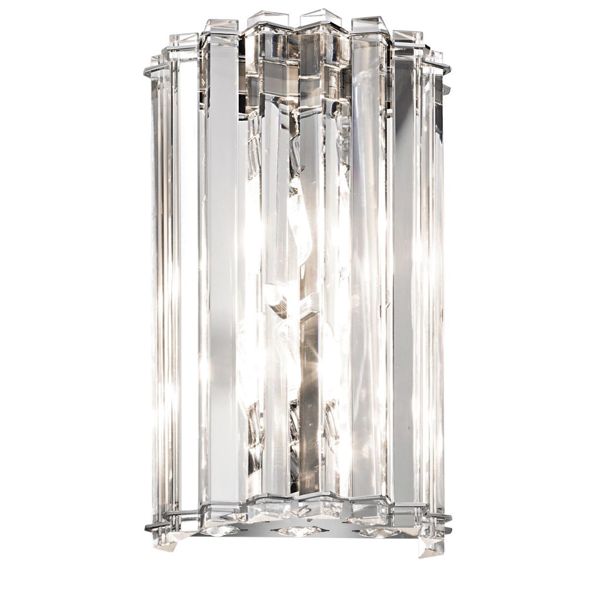 LED Badlampe Kristall Glas IP44 modernes Design