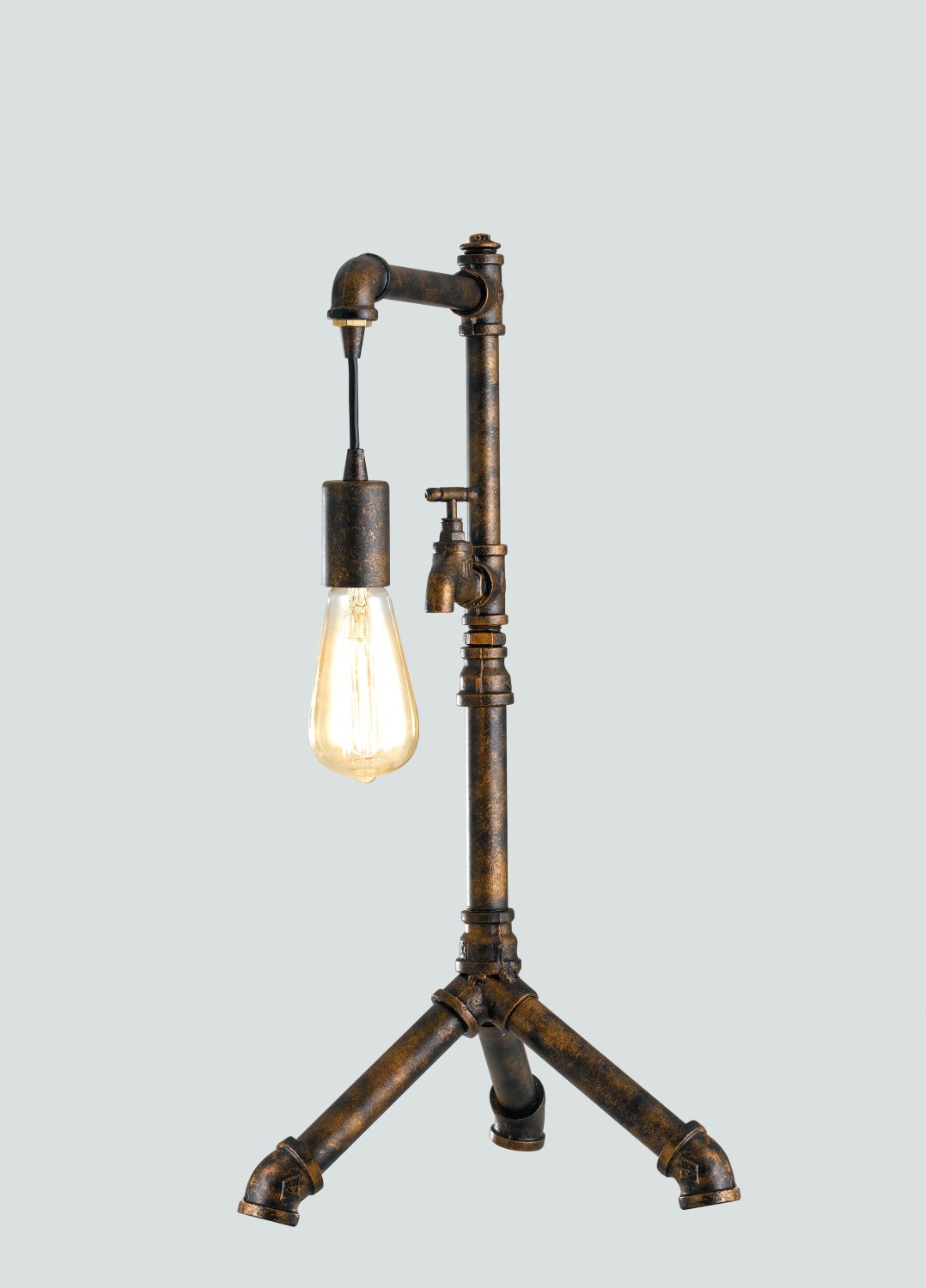 Lampe de table Amarcord rouille antique