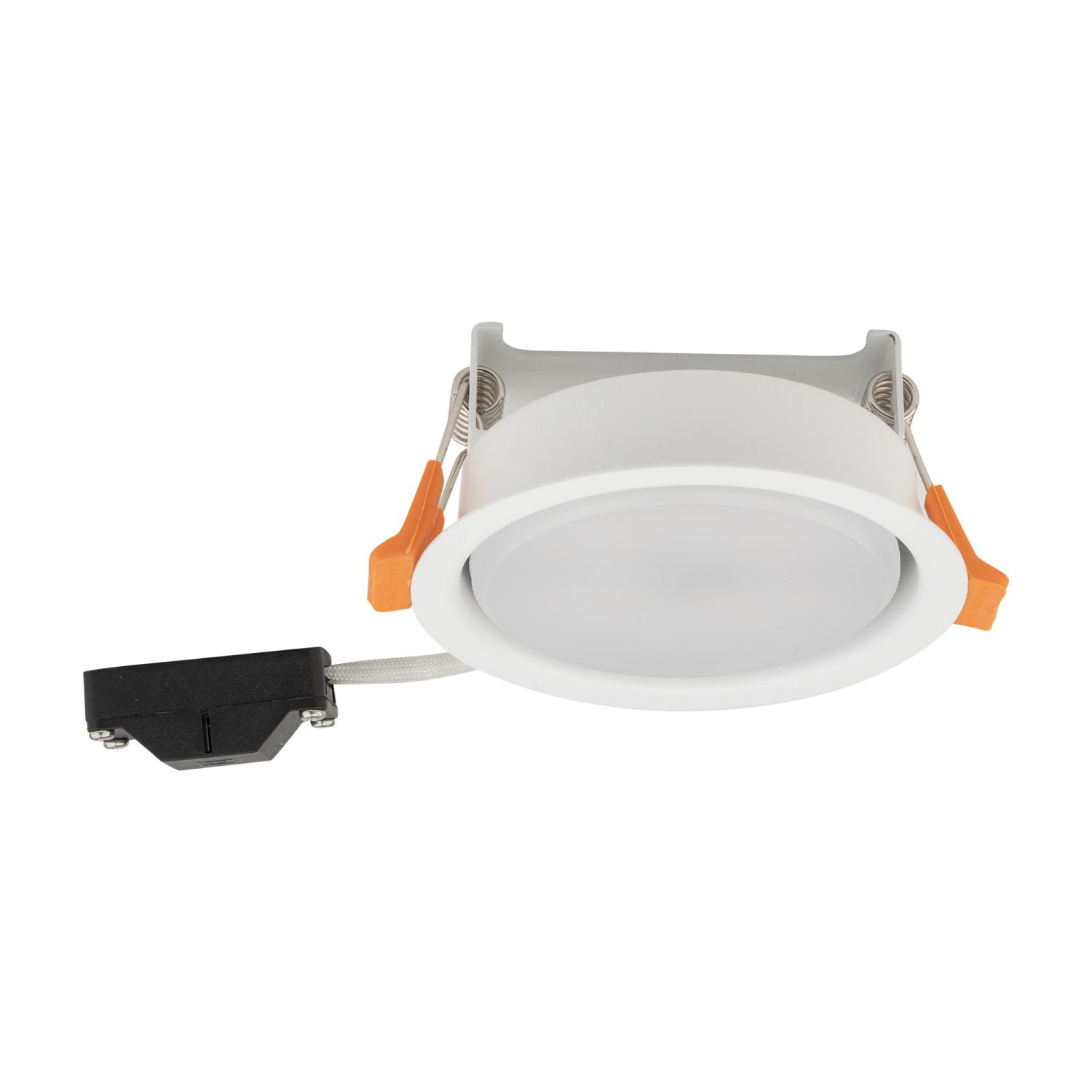 Plafonnier encastré rond Ø 9,5 cm blanc pour GX53 petit