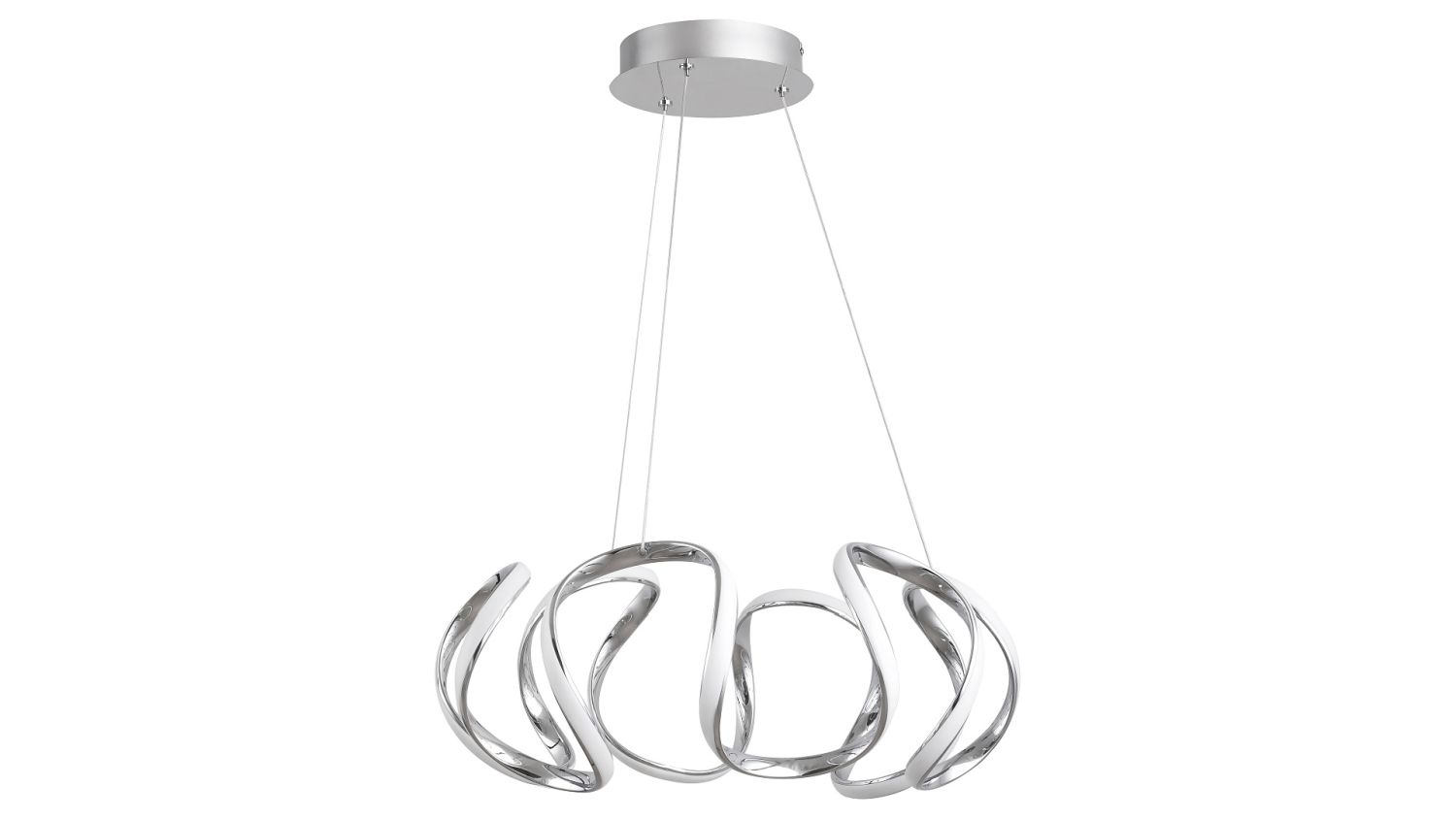 Runde LED Pendelleuchte Modern Metall Ø56cm Küche