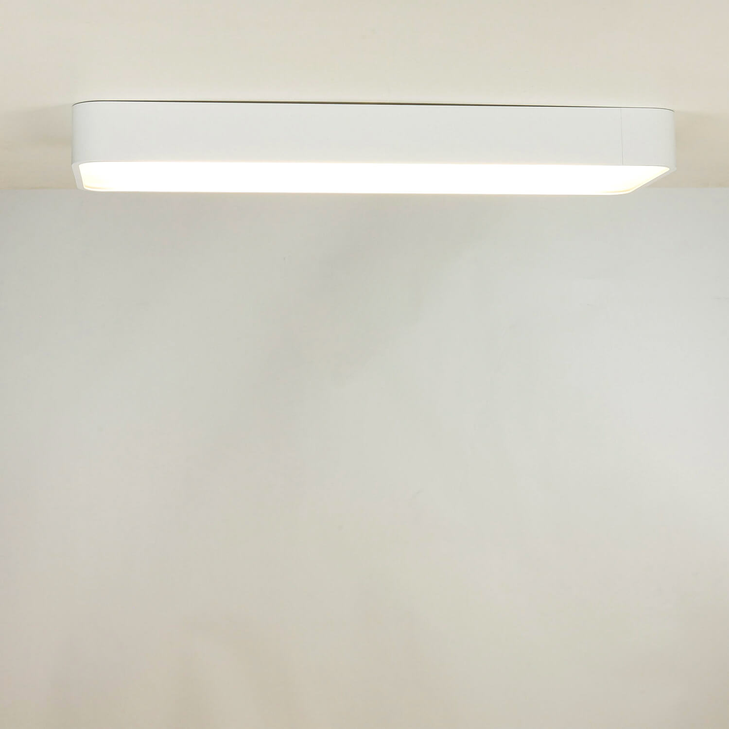 Deckenlampe LED T8 wechselbar Weiß 3000 K 1700 lm Aluminium