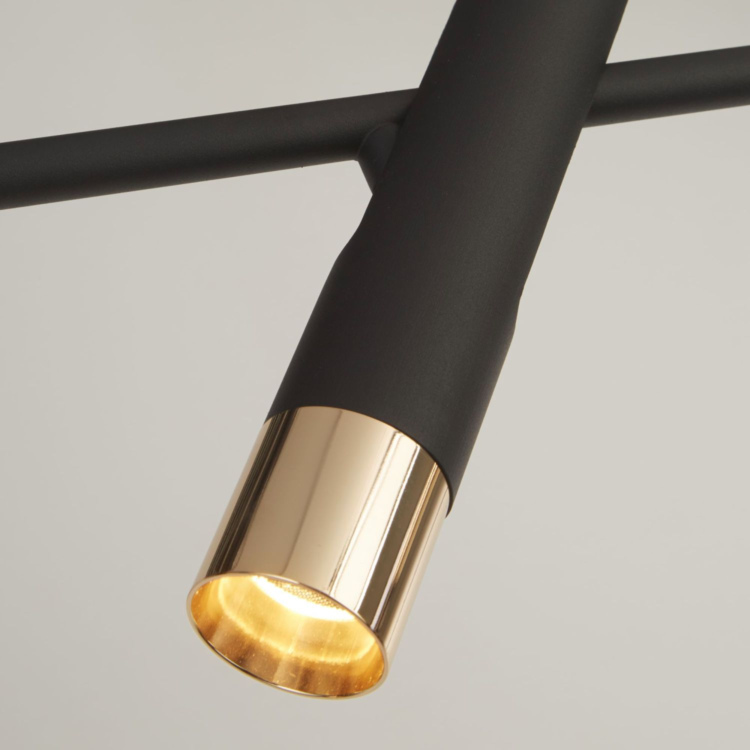 LED Schreibtischlampe Schwarz Gold 3000 K 50,5 cm