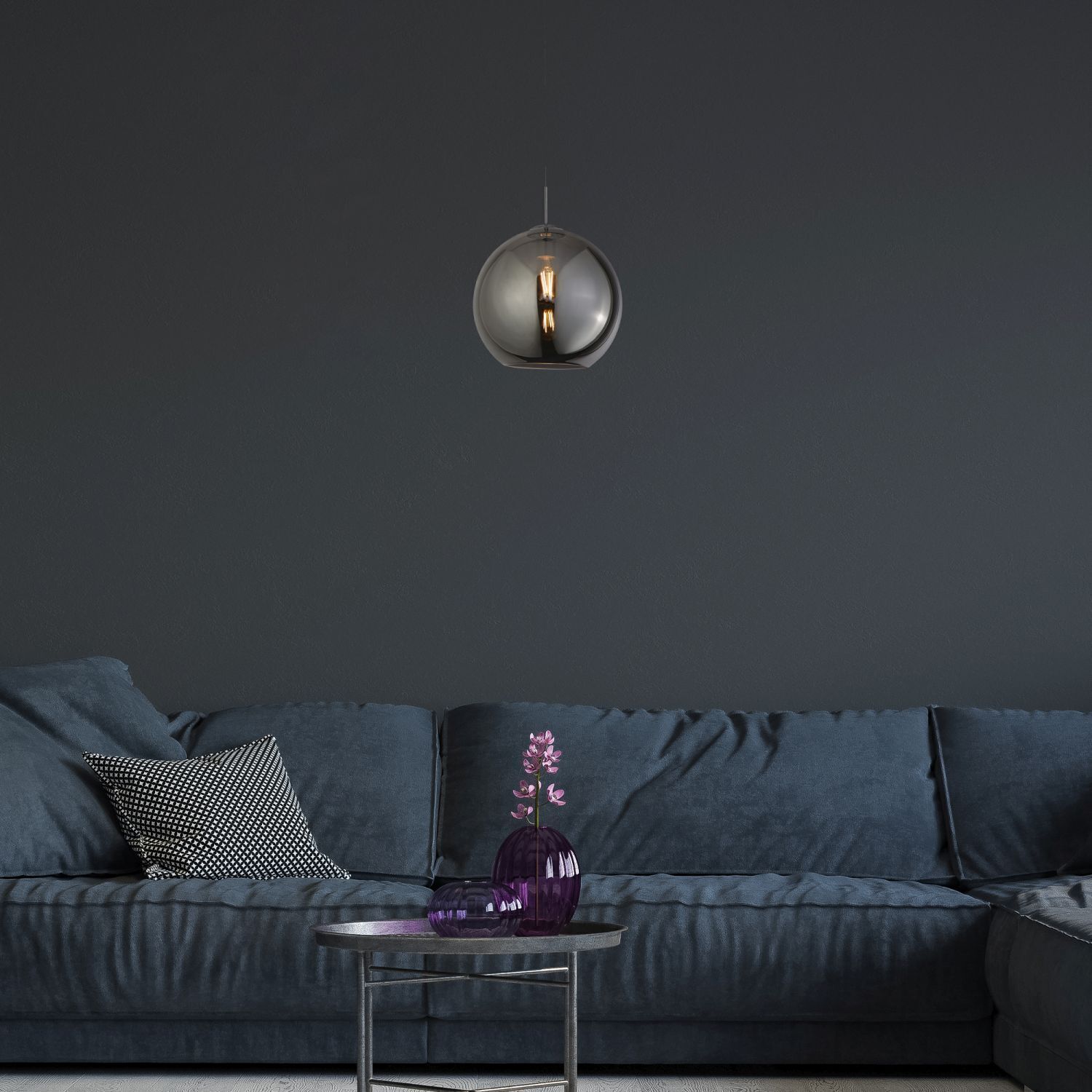 Erstaunlich Lampe Rauchglas Kugel Fotos