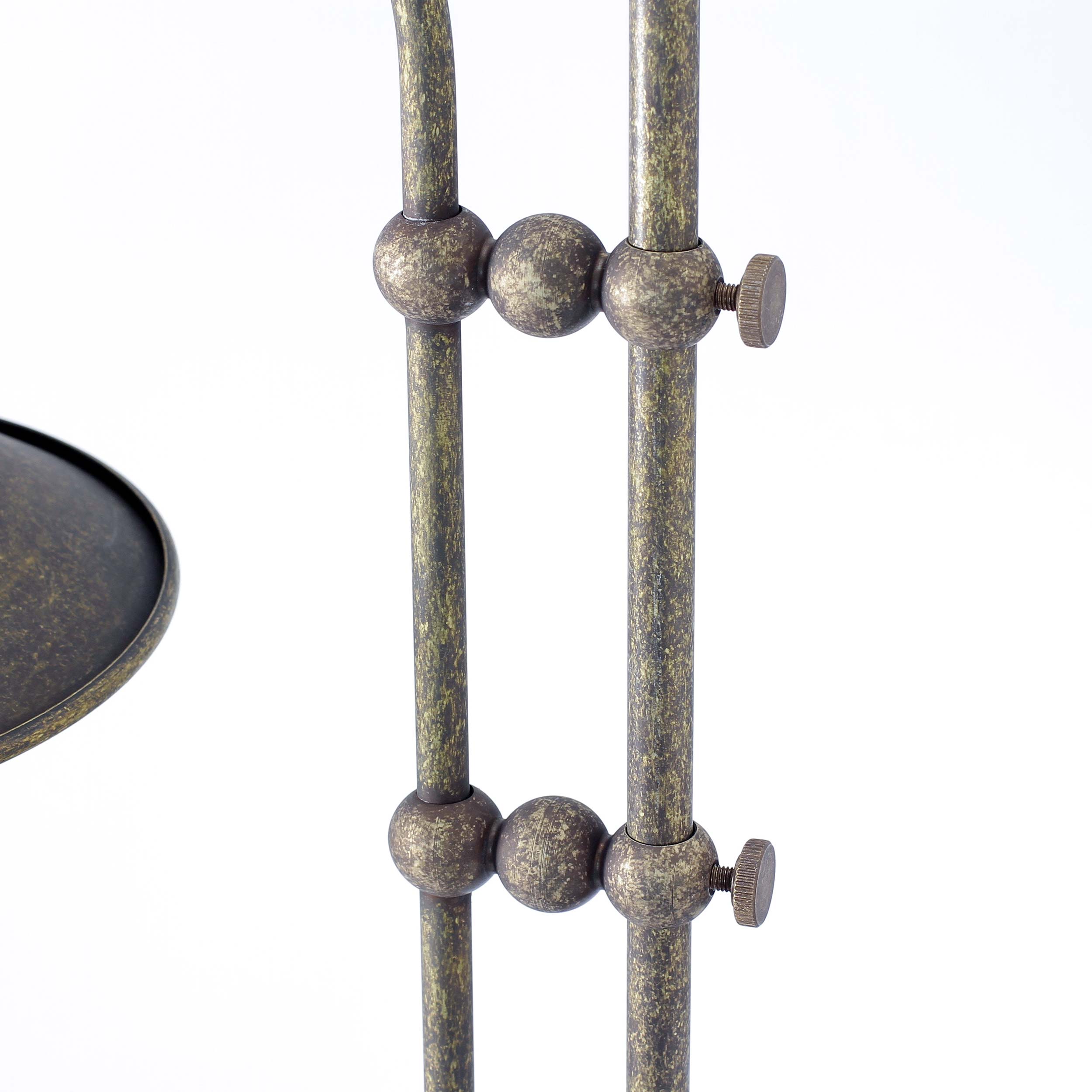 Stehlampe Bronze Antik aus Echt-Messing