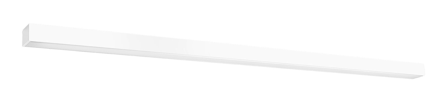 LED Deckenleuchte Weiß 150 cm lang flach Metall