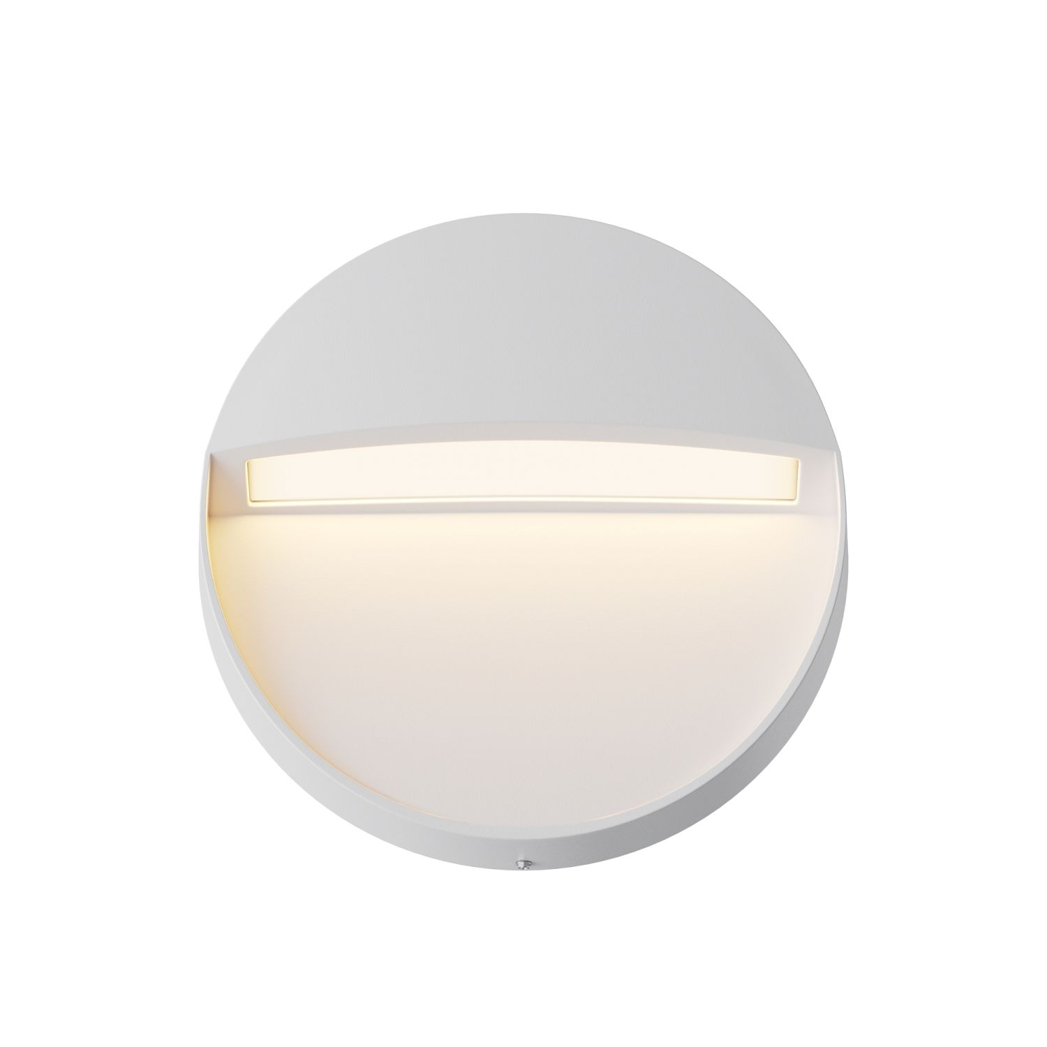 Applique murale extérieure LED Aluminium D : 12 cm rond IP54 Blanc