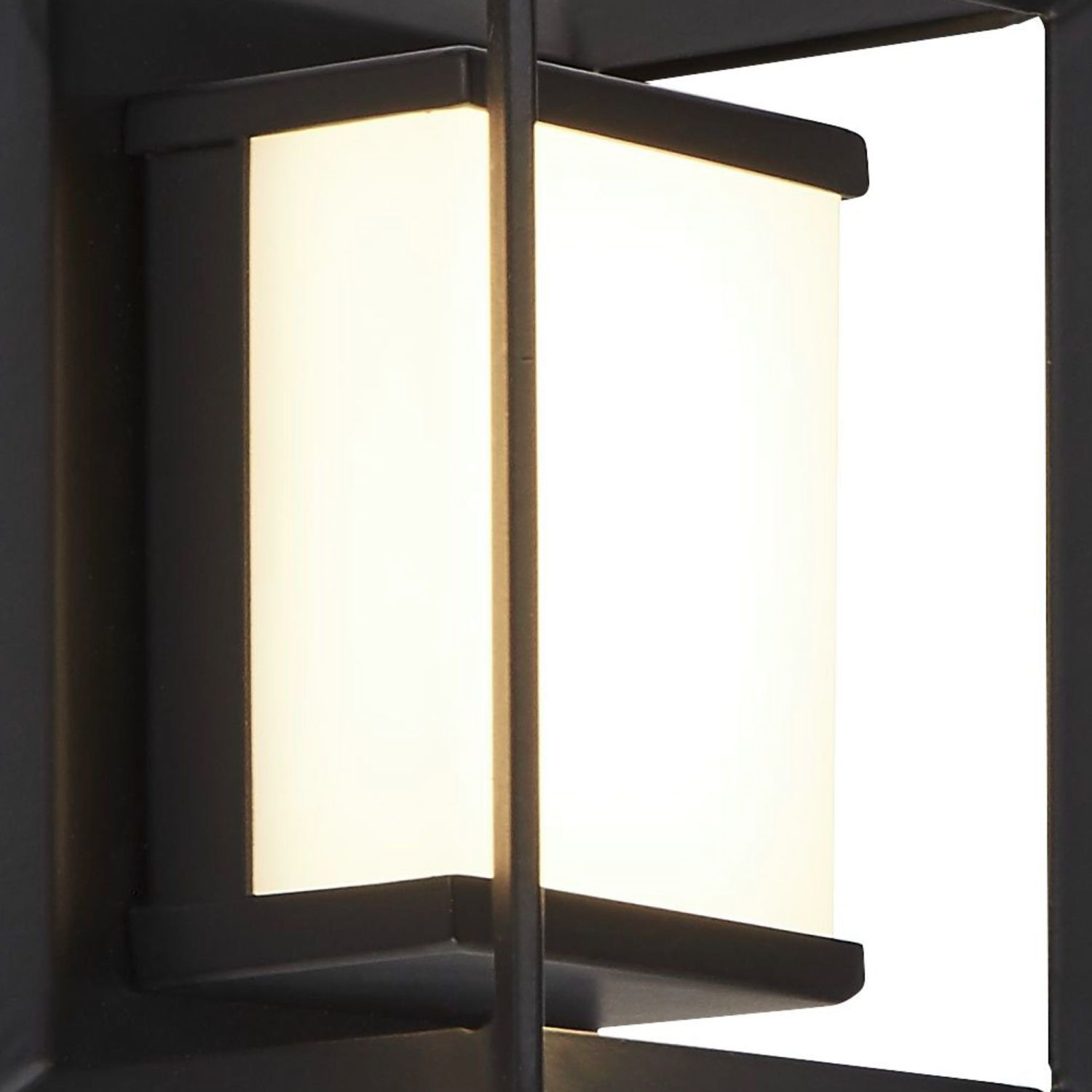 LED Wandleuchte Badezimmer IP44 Schwarz Weiß 3000 K H: 10 cm