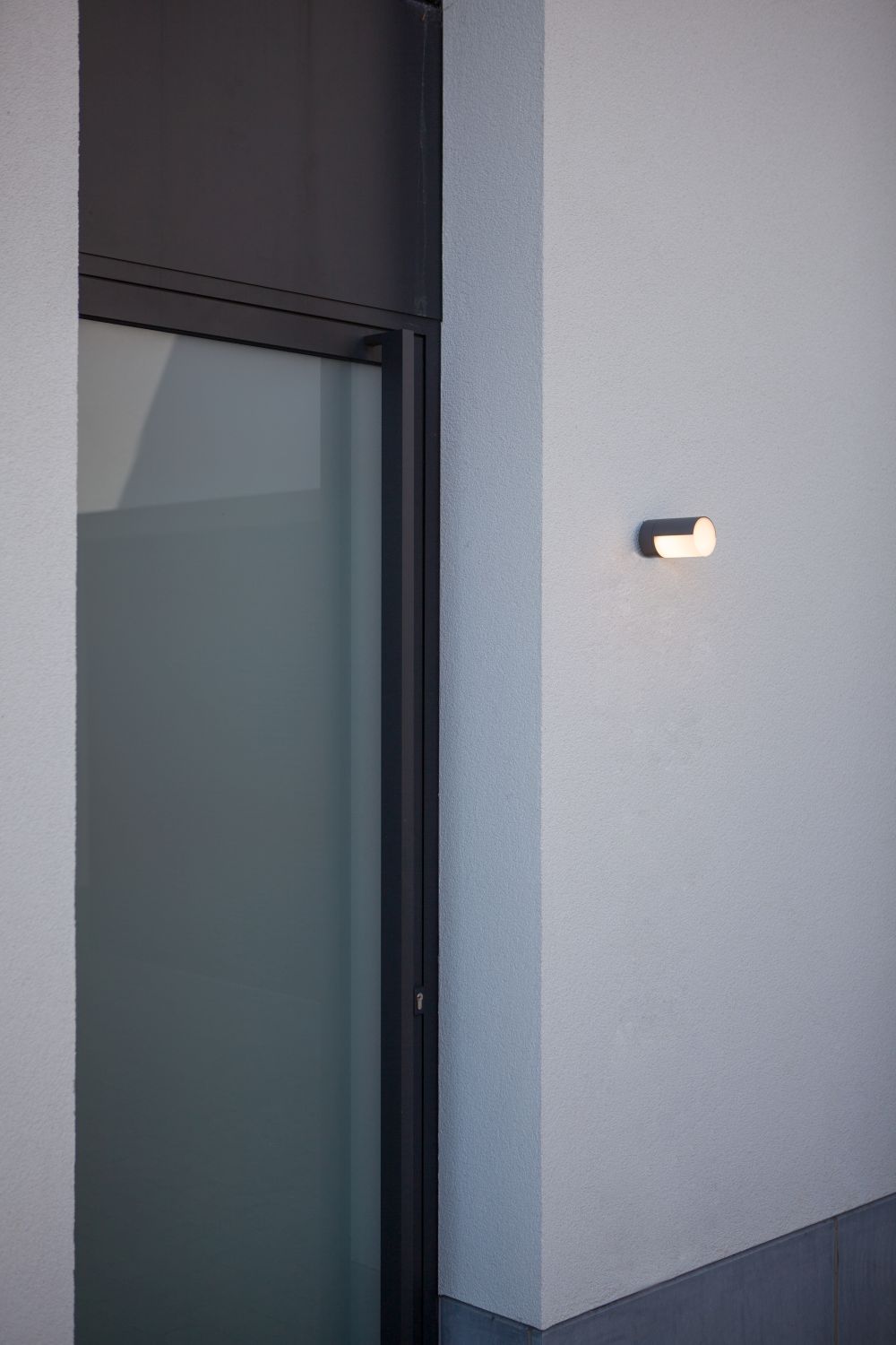Drehbare Außenlampe LED Anthrazit blendarm Eingang Haus