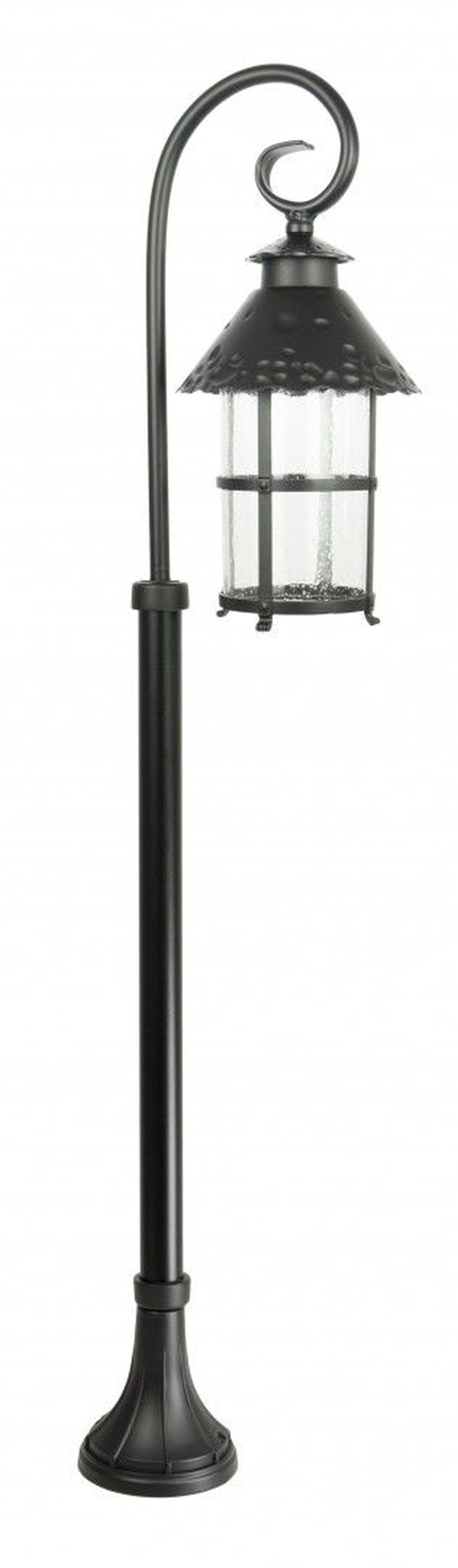 Lampe d'extérieur rustique noire 116cm résistante à la pluie E27